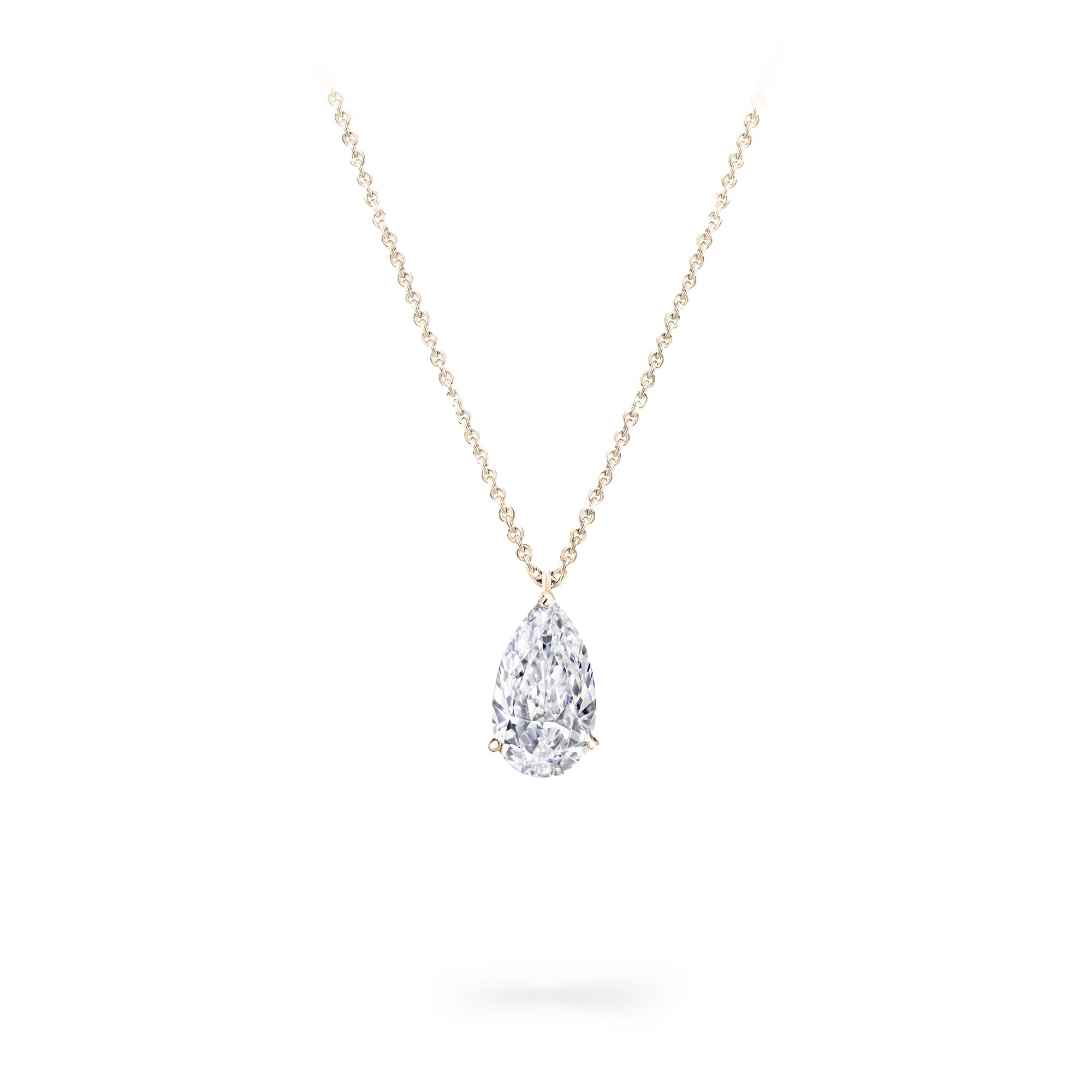 Classic Pear Diamond Pendant