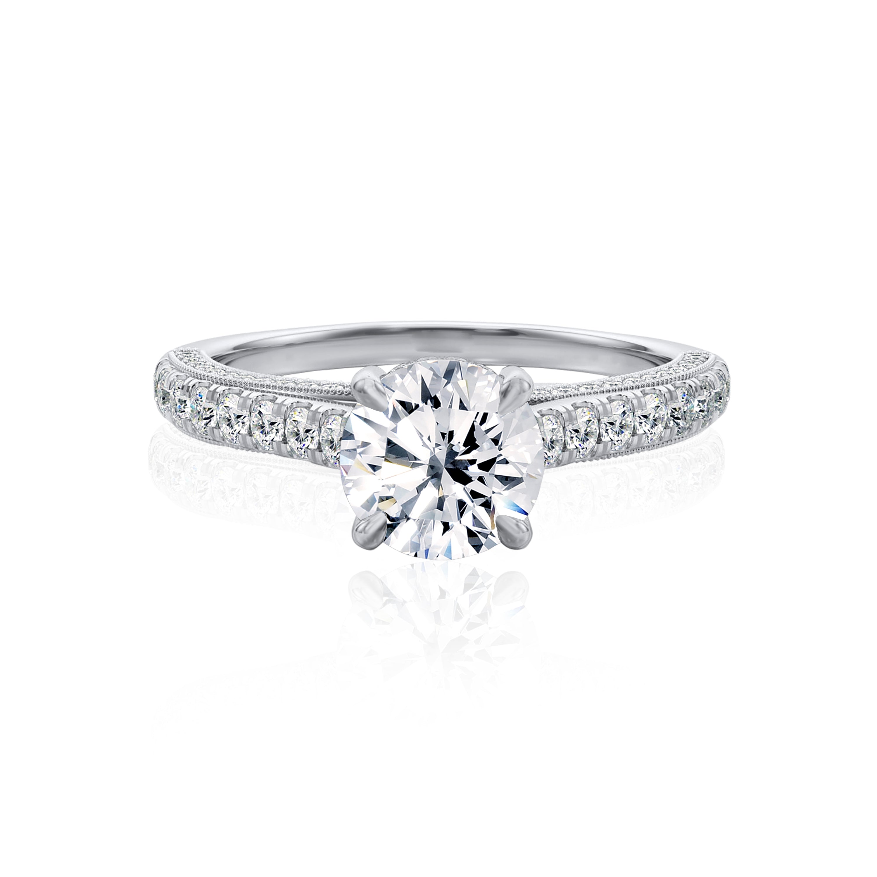 #Metal_14K White Gold#Shape_Round#Metal_18K White Gold#Metal_Platinum