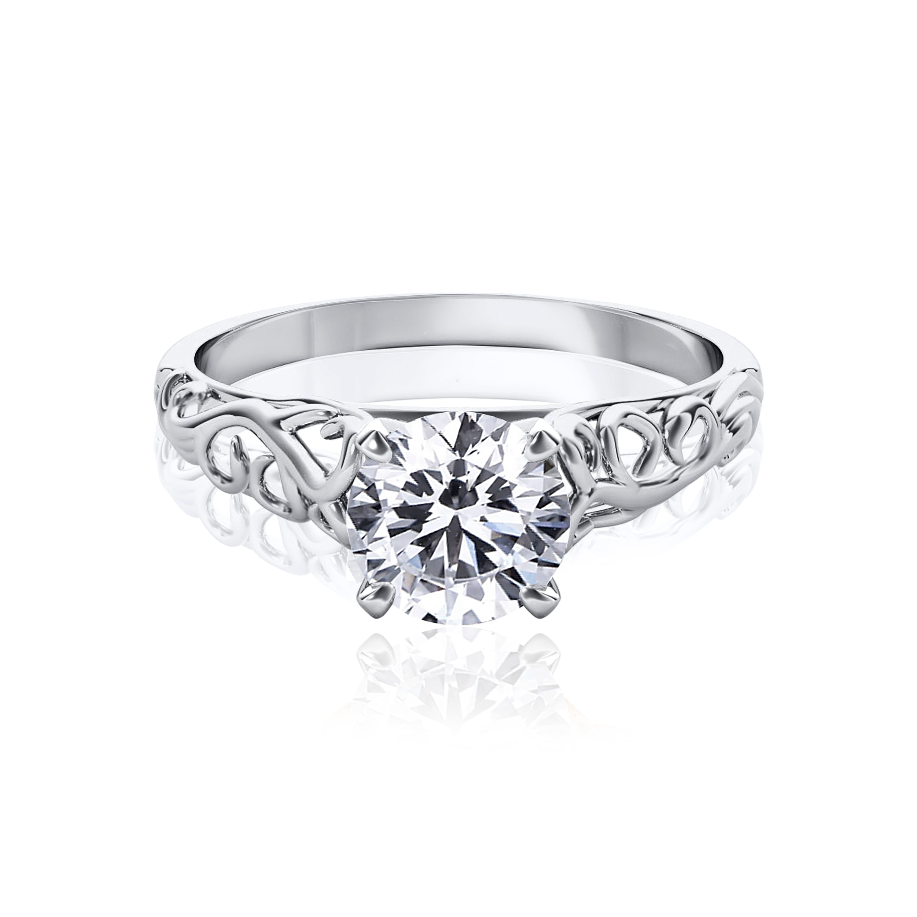 #Metal_14K White Gold#Prong_Standard#Metal_18K White Gold#Metal_Platinum#Shape_Round#Prong_6