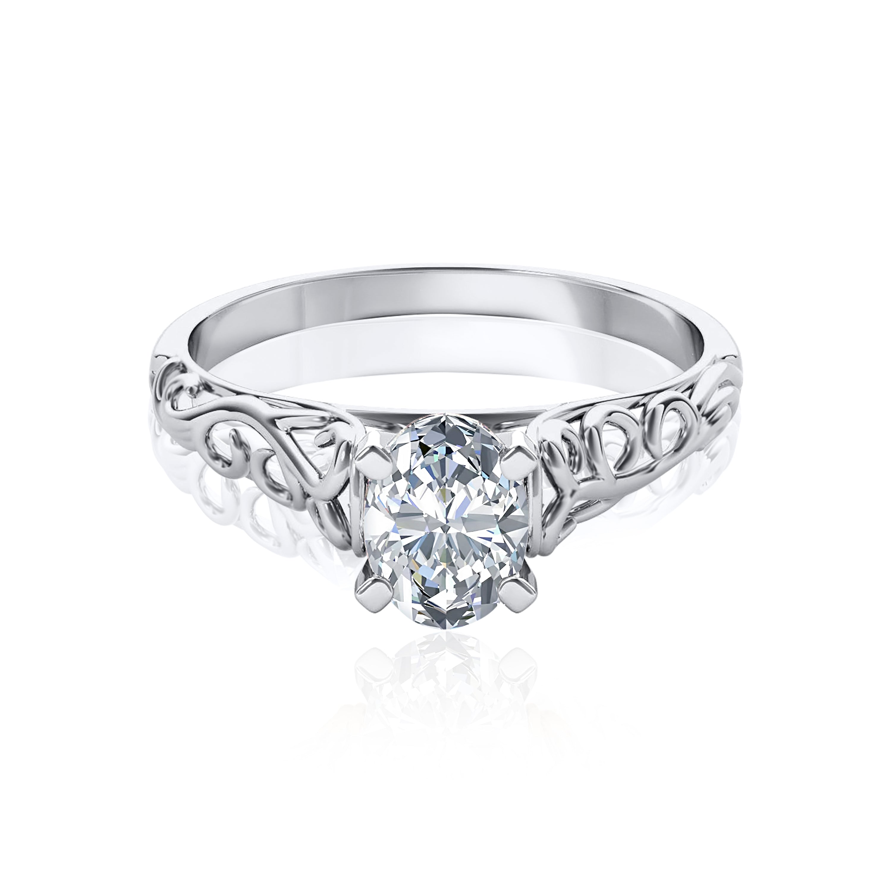 #Metal_14K White Gold#Prong_Standard#Shape_Oval#Metal_18K White Gold#Metal_Platinum