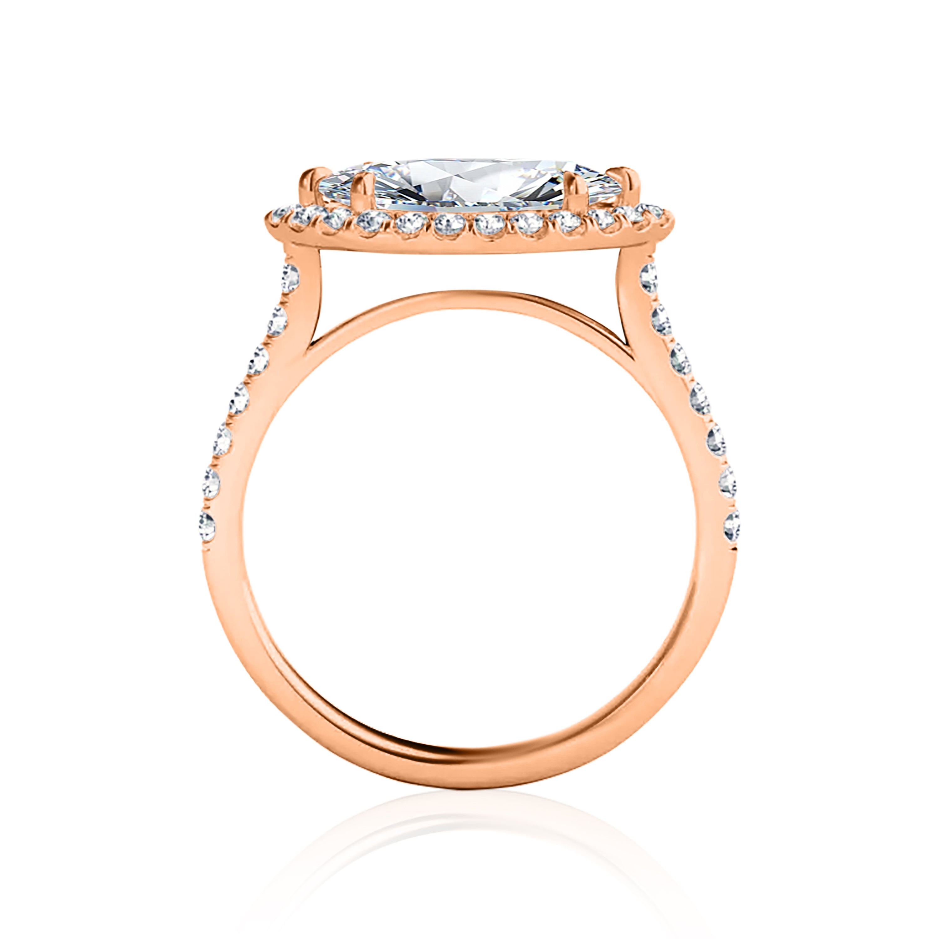 #Metal_14K Rose Gold#Shape_Marquise