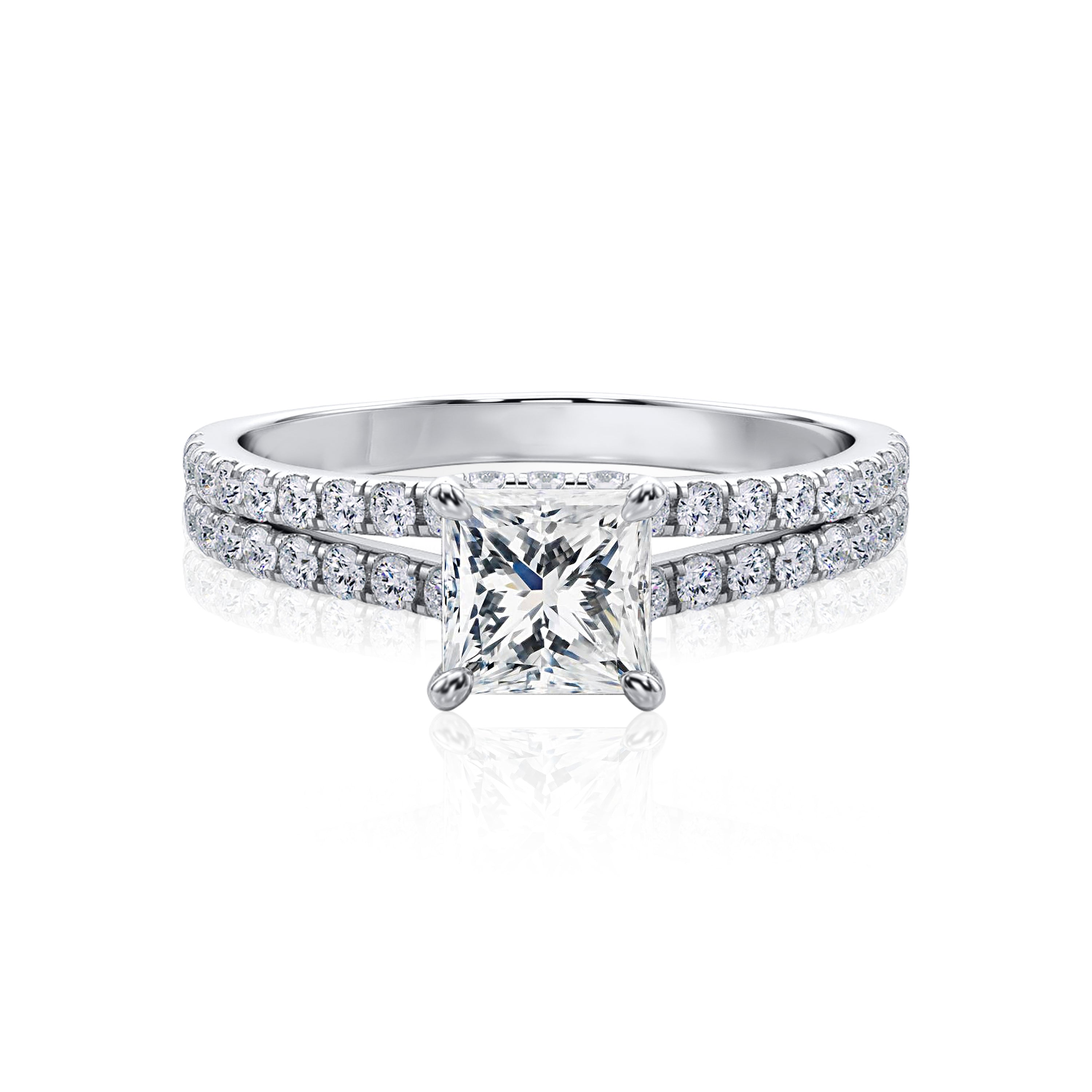 #Metal_14K White Gold#Shape_Princess#Metal_18K White Gold#Metal_Platinum