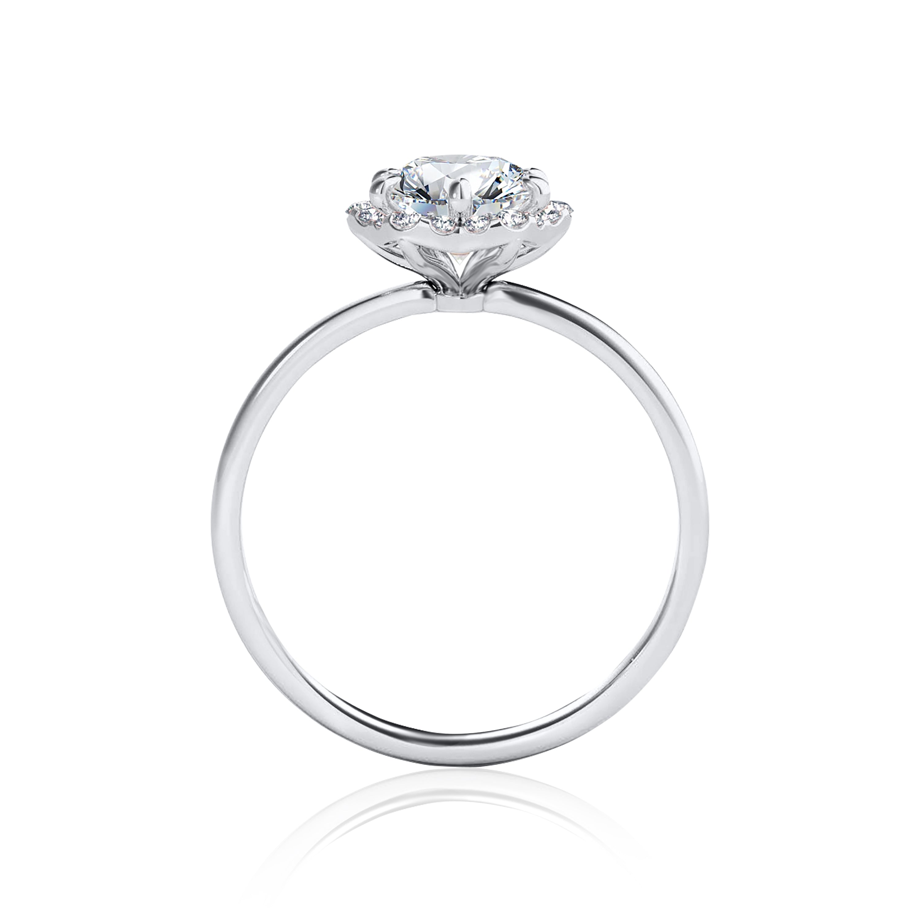 #Metal_14K White Gold#Prong_Standard#Shape_Round#Metal_18K White Gold