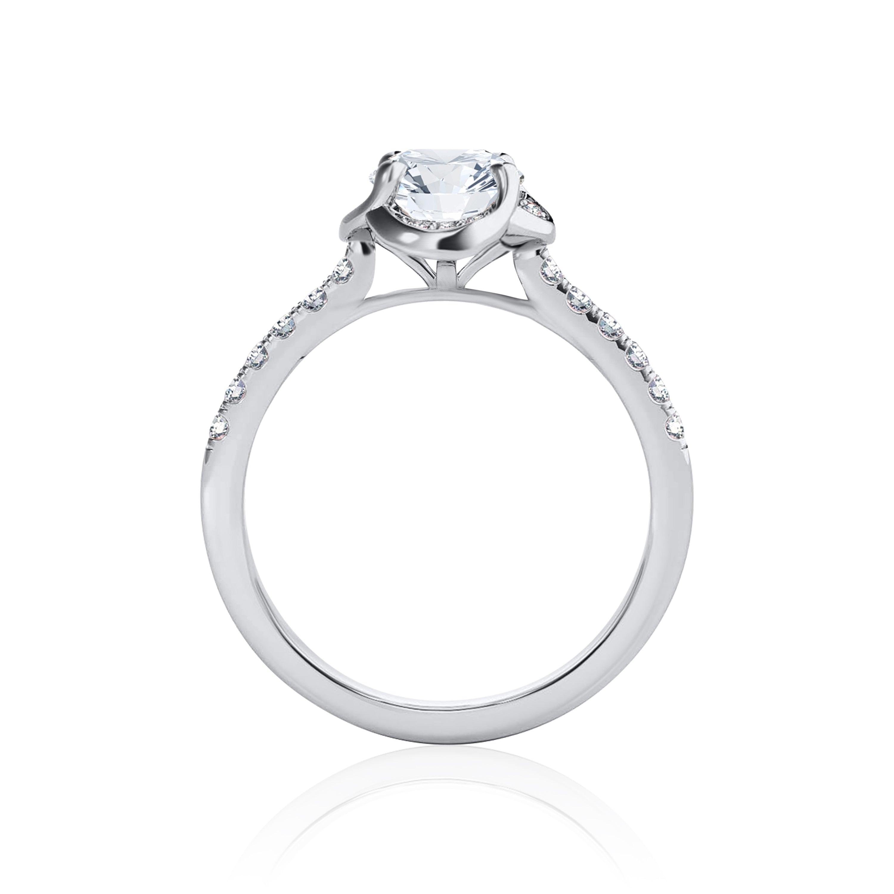 #Metal_14K White Gold#Prong_Standard#Shape_Round#Metal_18K White Gold