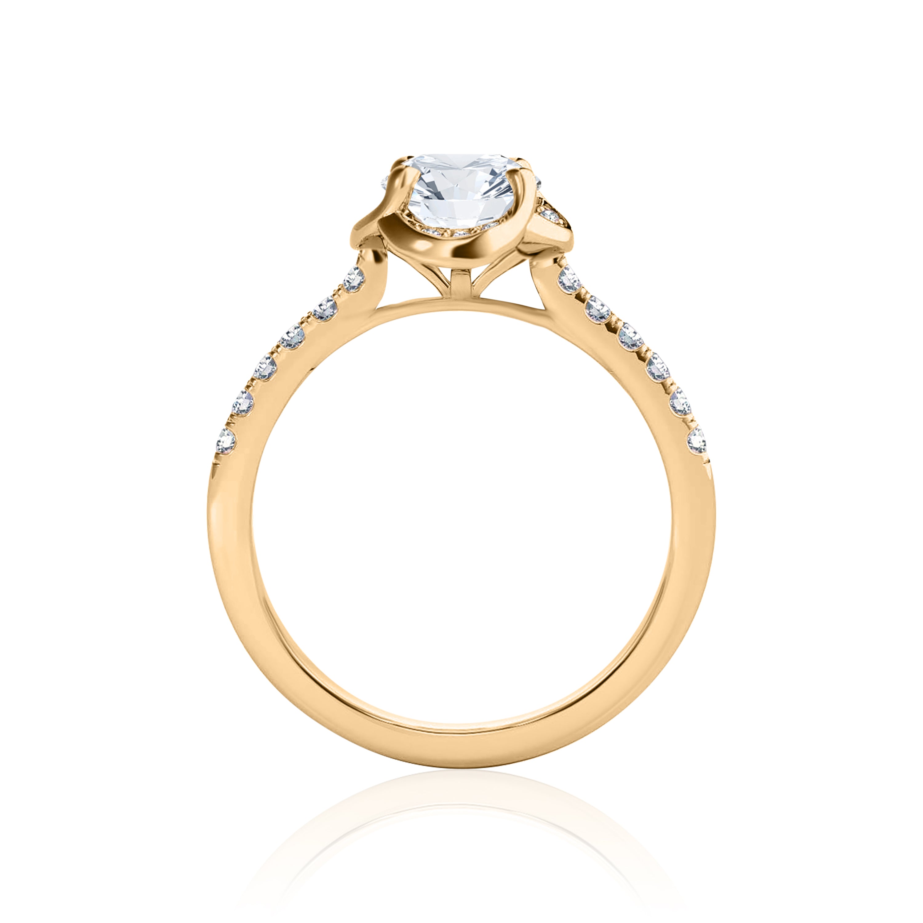 #Metal_14K Yellow Gold#Prong_Standard#Shape_Round#Metal_18K Yellow Gold