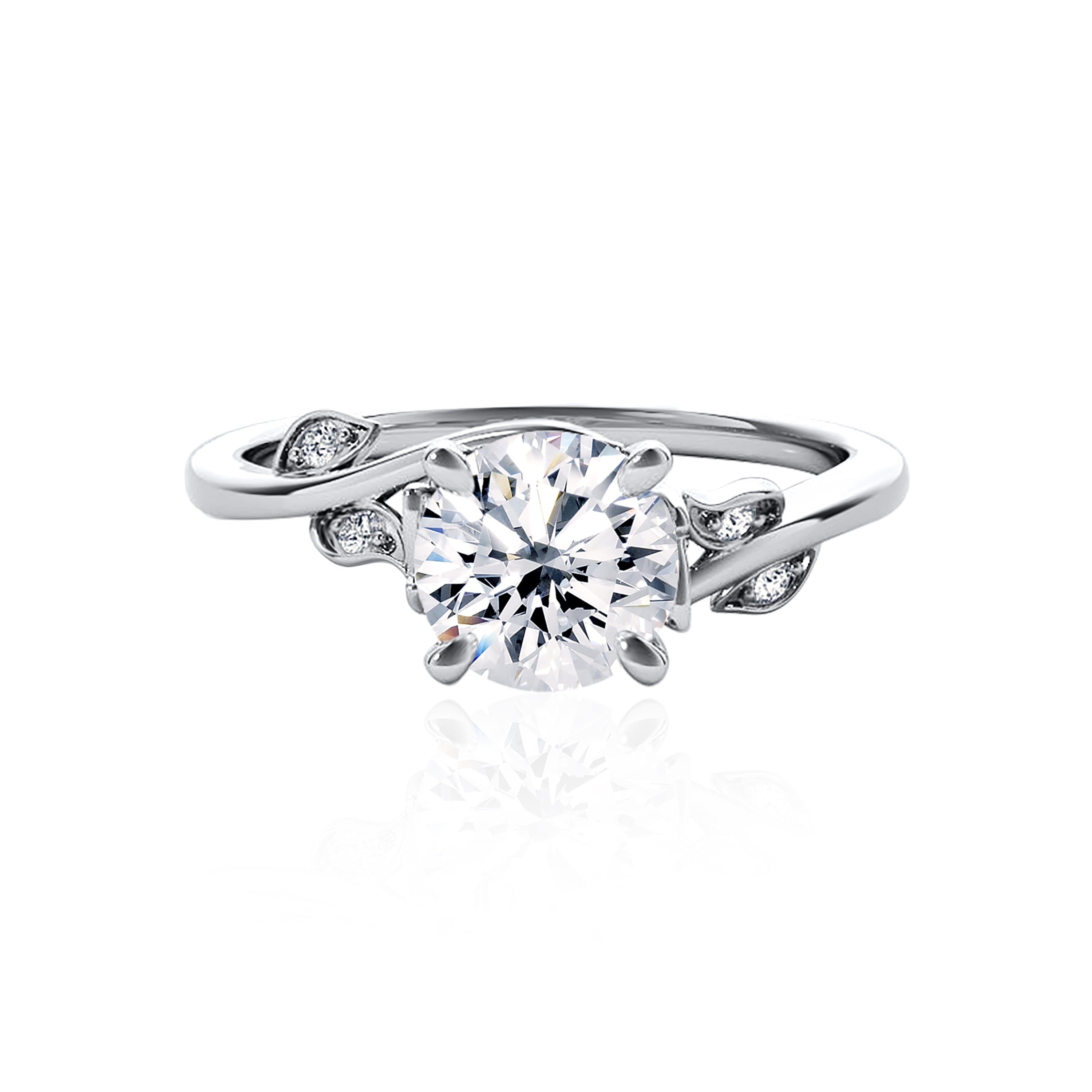 #Metal_14K White Gold#Prong_Standard#Shape_Round#Metal_18K White Gold#Metal_Platinum