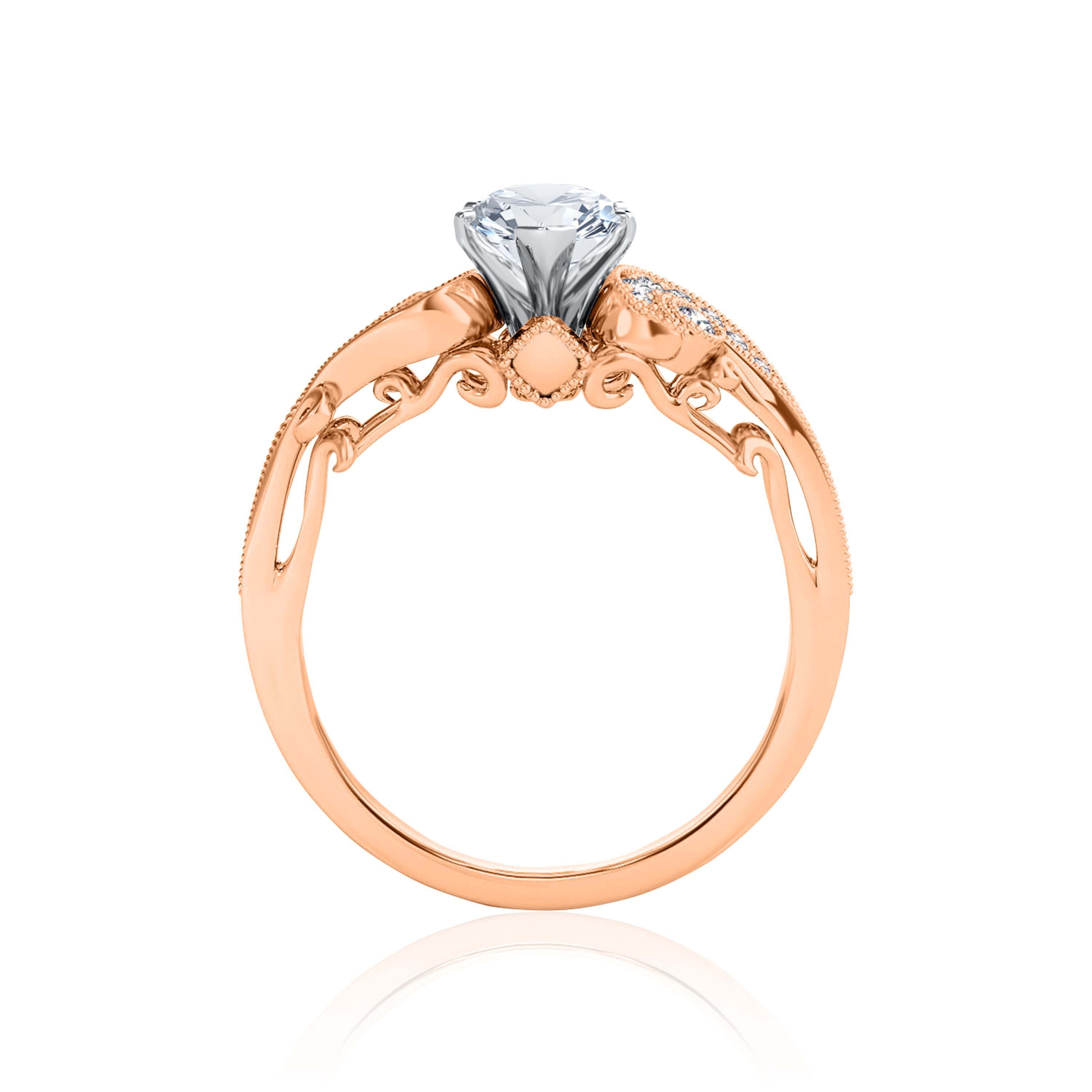 #Metal_14K Rose Gold#Prong_Standard#Shape_Pear