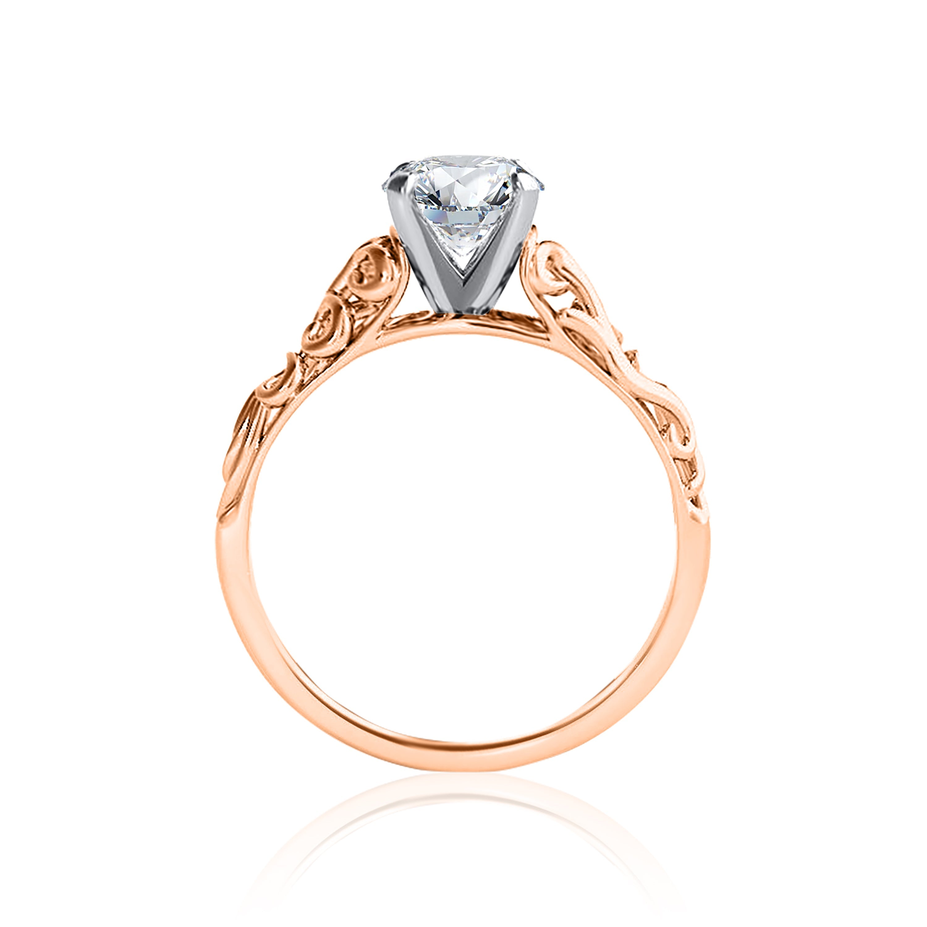 #Metal_14K Rose Gold#Prong_Standard#Shape_Cushion#Shape_Heart#Shape_Oval#Shape_Round#Prong_6