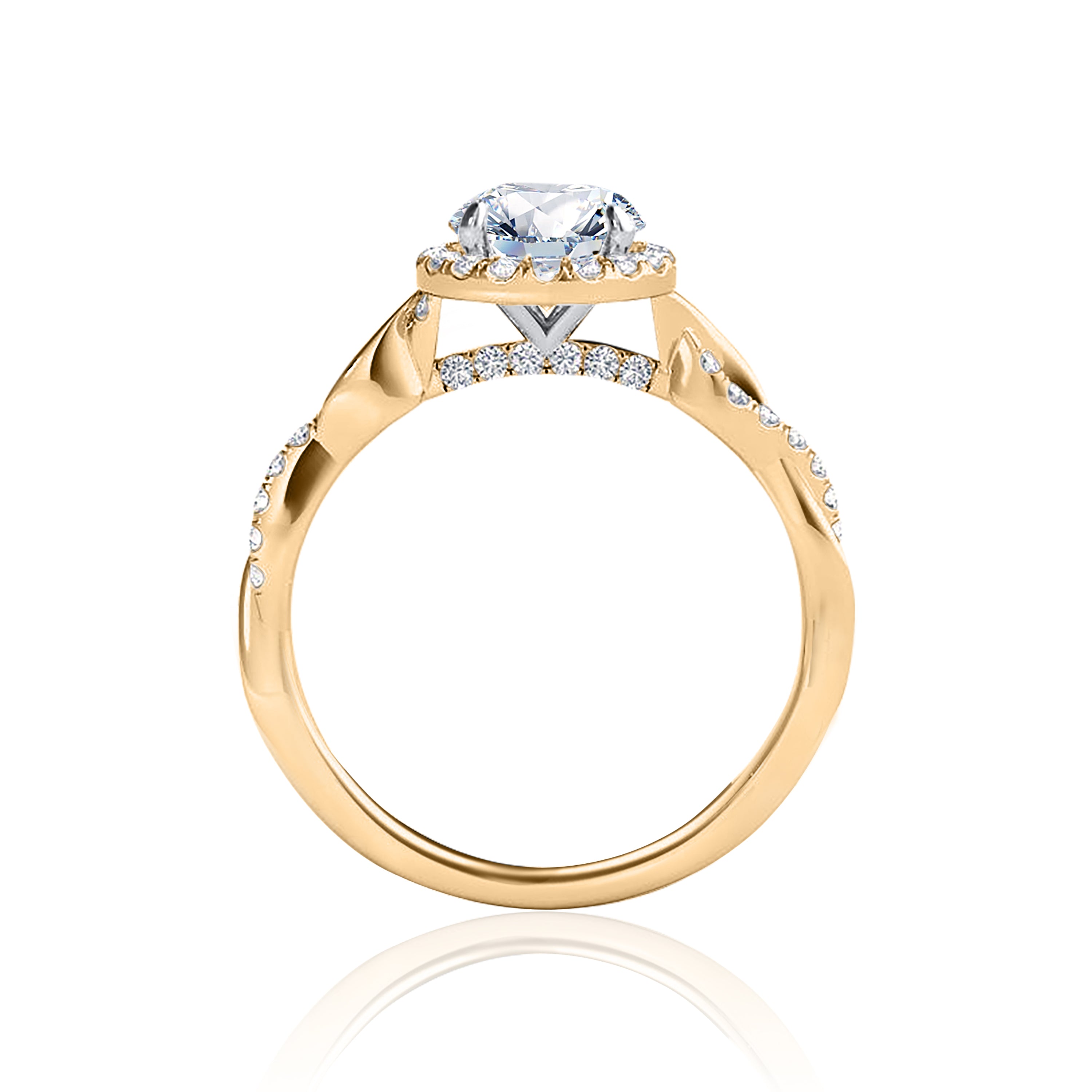 #Metal_14K Yellow Gold#Prong_Standard#Shape_Round#Metal_18K Yellow Gold
