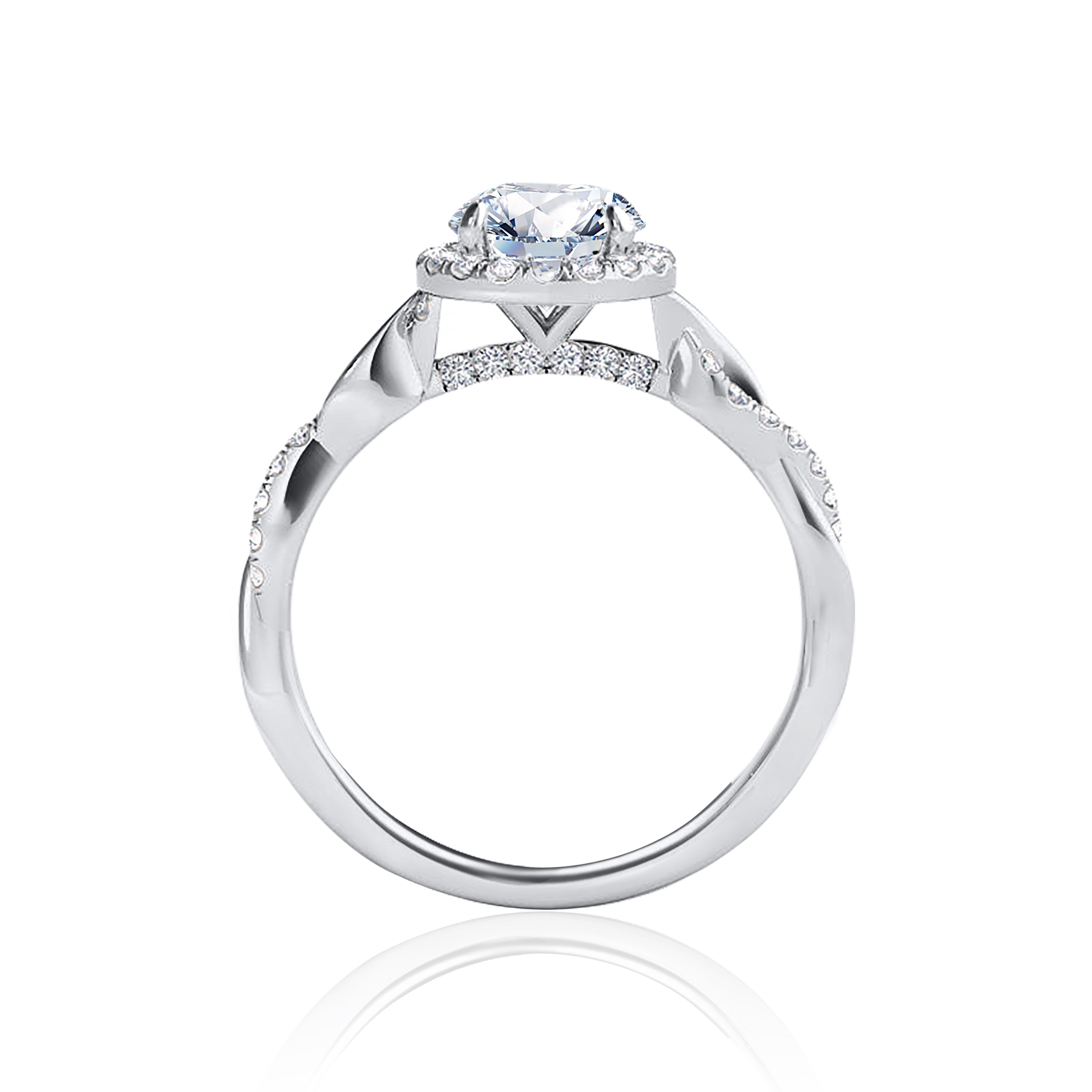 #Metal_14K White Gold#Prong_Standard#Shape_Round#Metal_18K White Gold