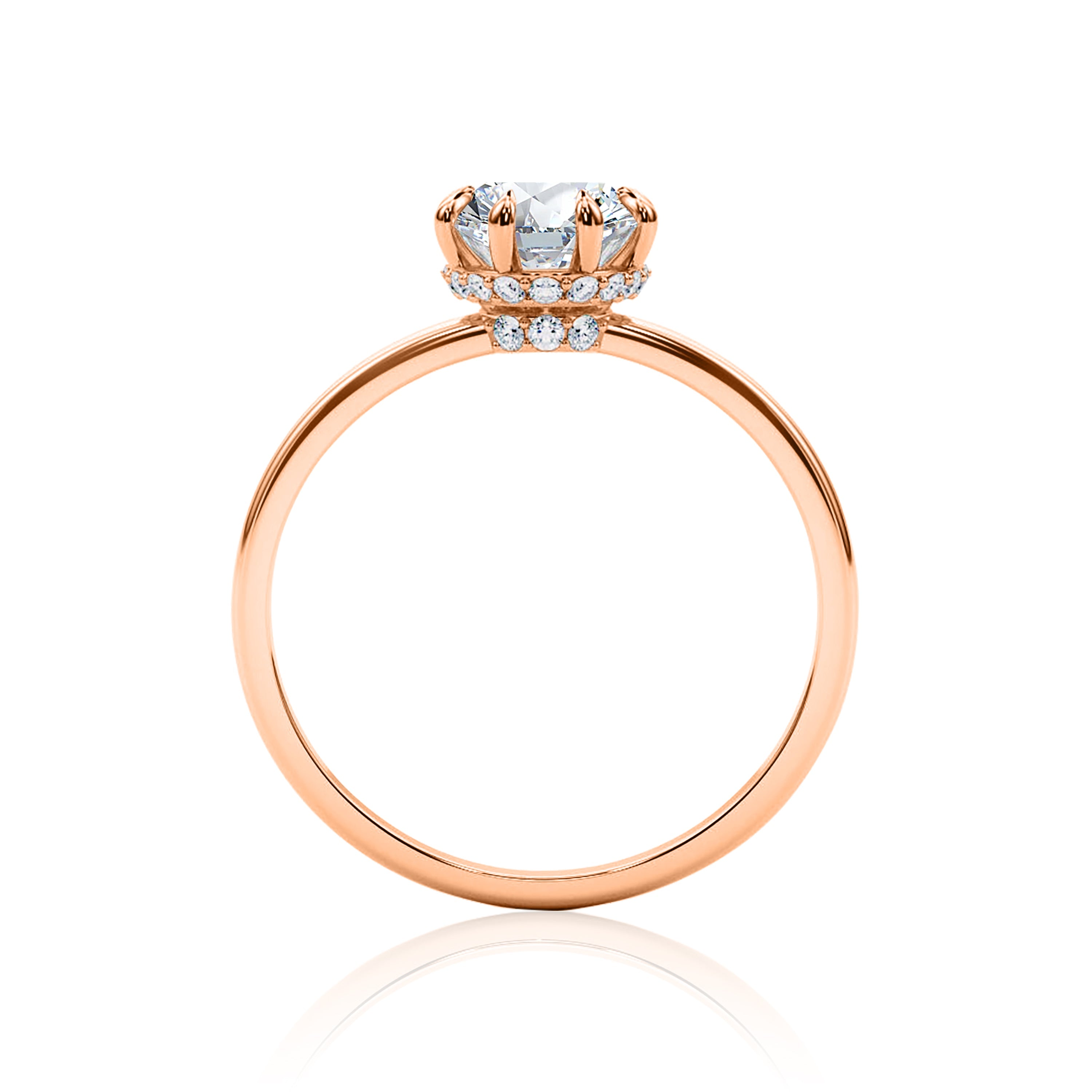 #Metal_14K Rose Gold#Shape_Oval