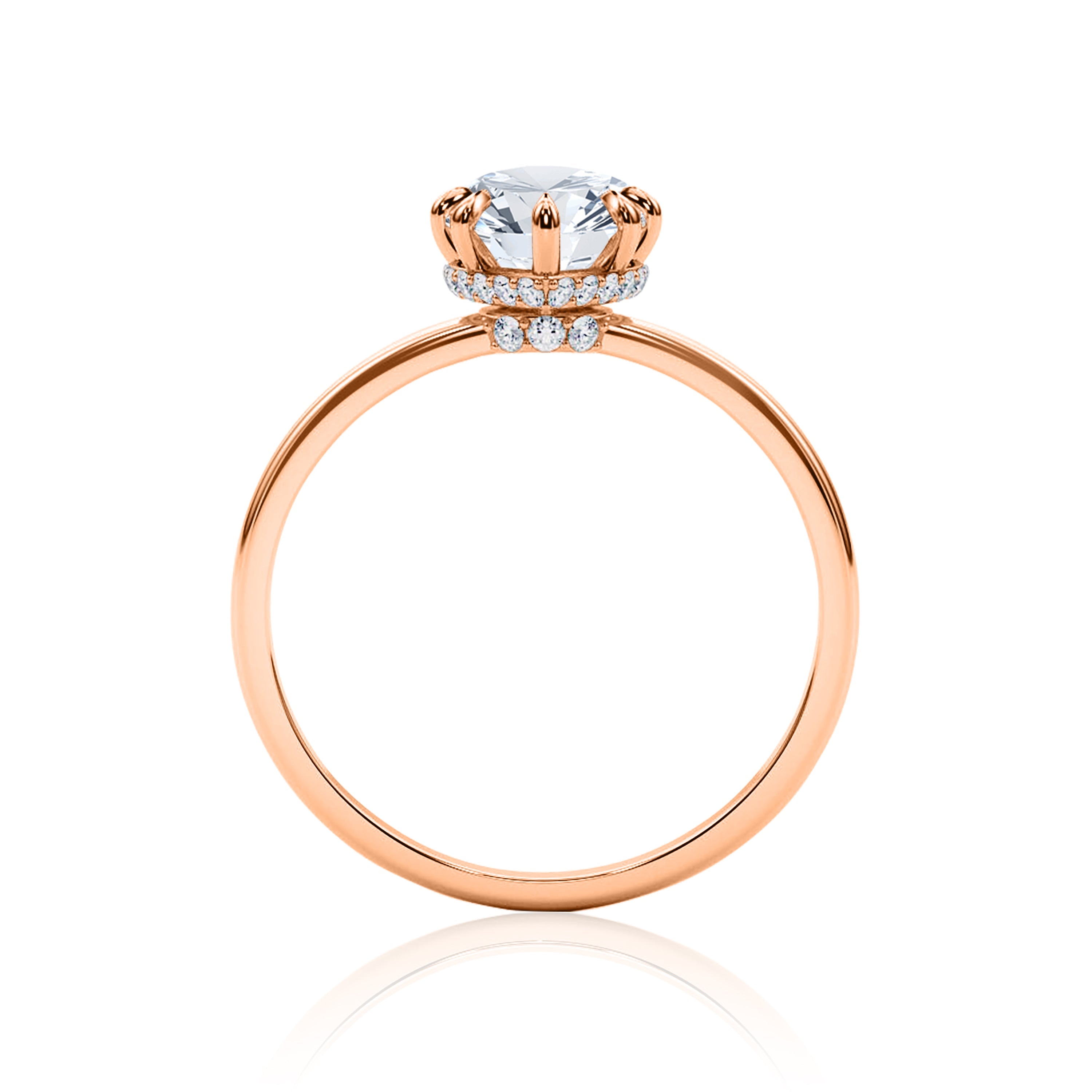 #Metal_14K Rose Gold#Shape_Pear