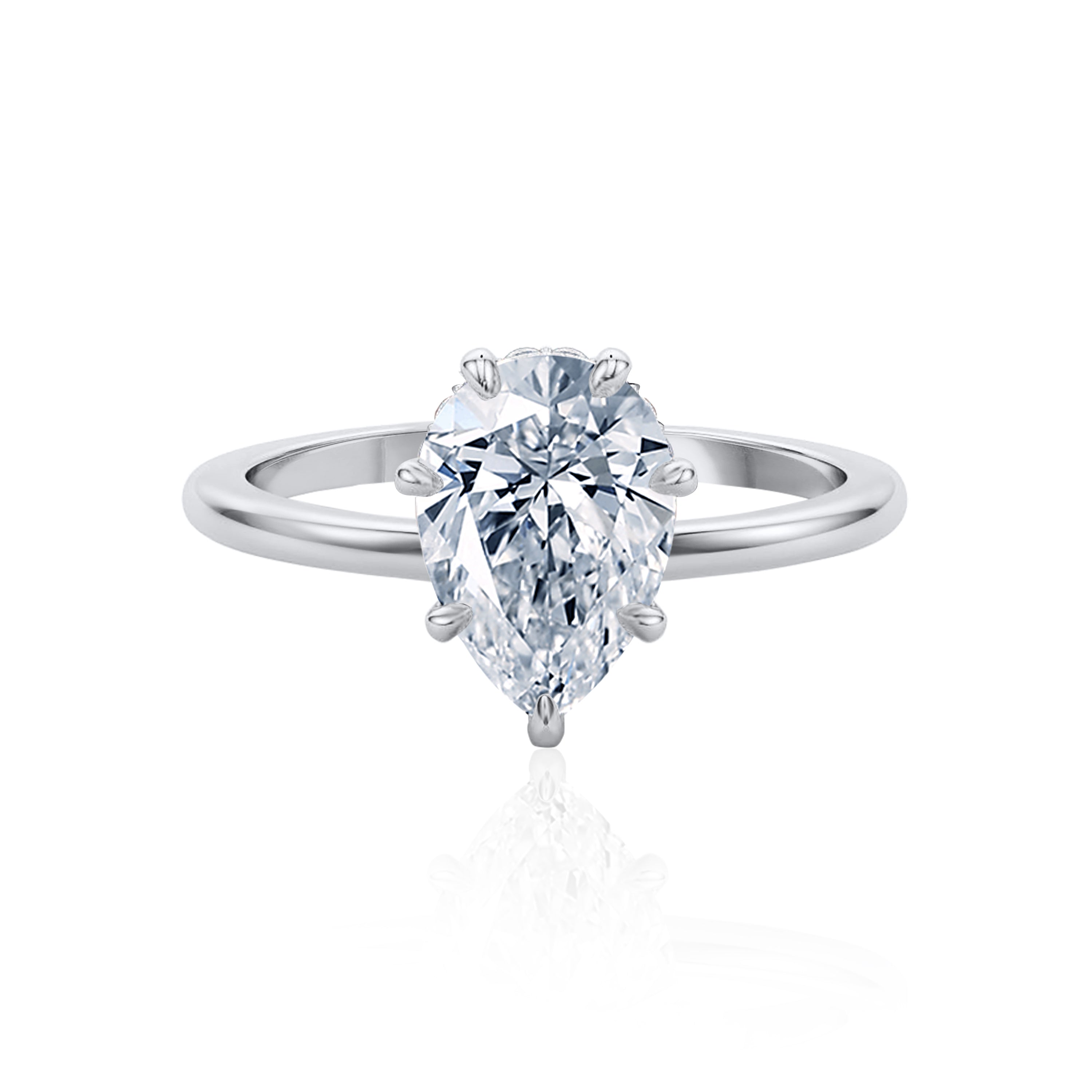 #Metal_14K White Gold#Shape_Pear#Metal_18K White Gold#Metal_Platinum