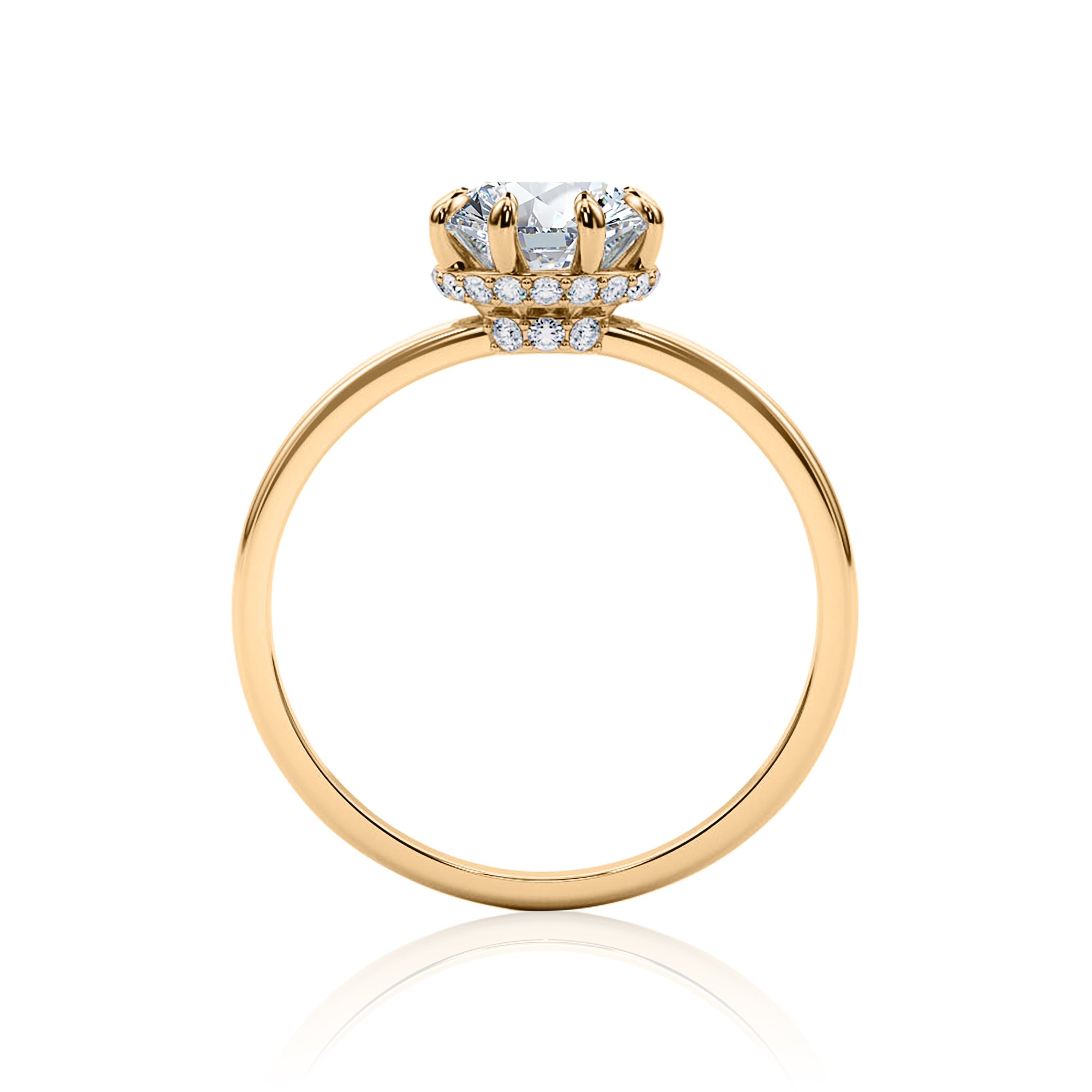 #Metal_14K Yellow Gold#Shape_Round#Metal_18K Yellow Gold