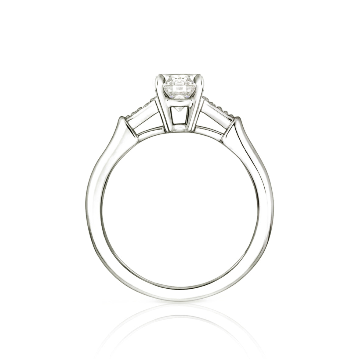 Sigma Brilliant Round Engagement Ring