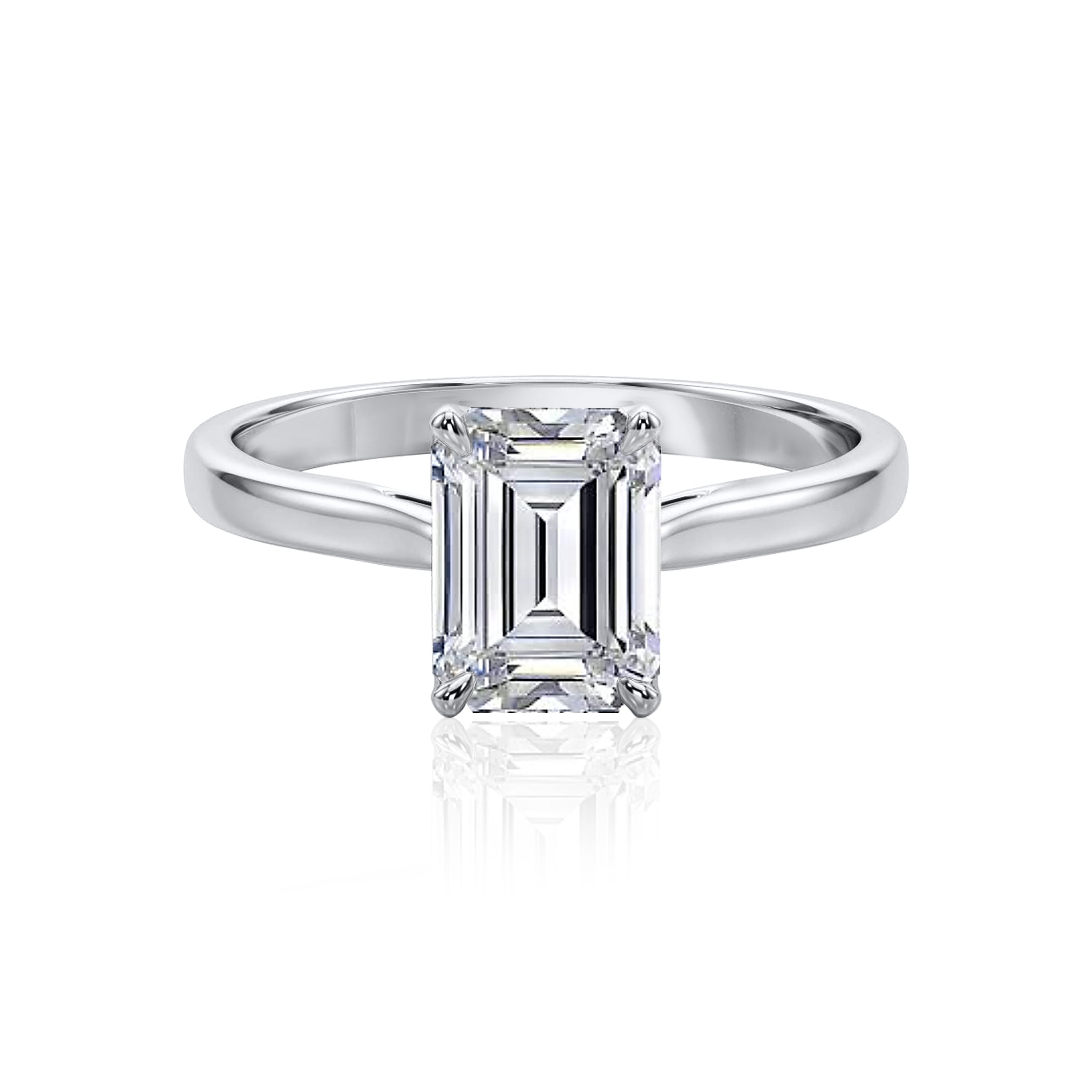 #Metal_14K White Gold#Shape_Emerald#Metal_18K White Gold#Metal_Platinum