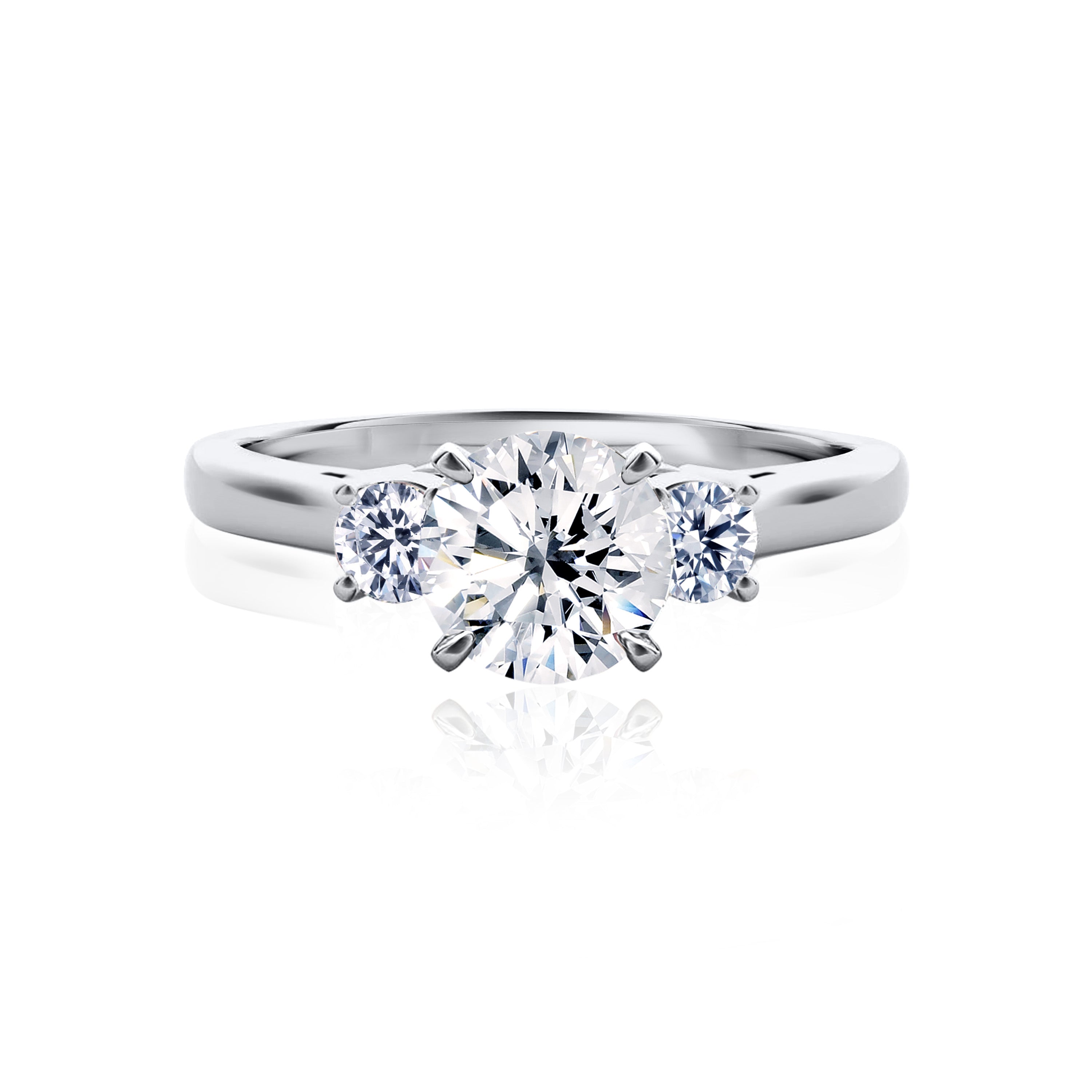 #Metal_14K White Gold#Prong_Standard#Shape_Round#Metal_18K White Gold#Metal_Platinum