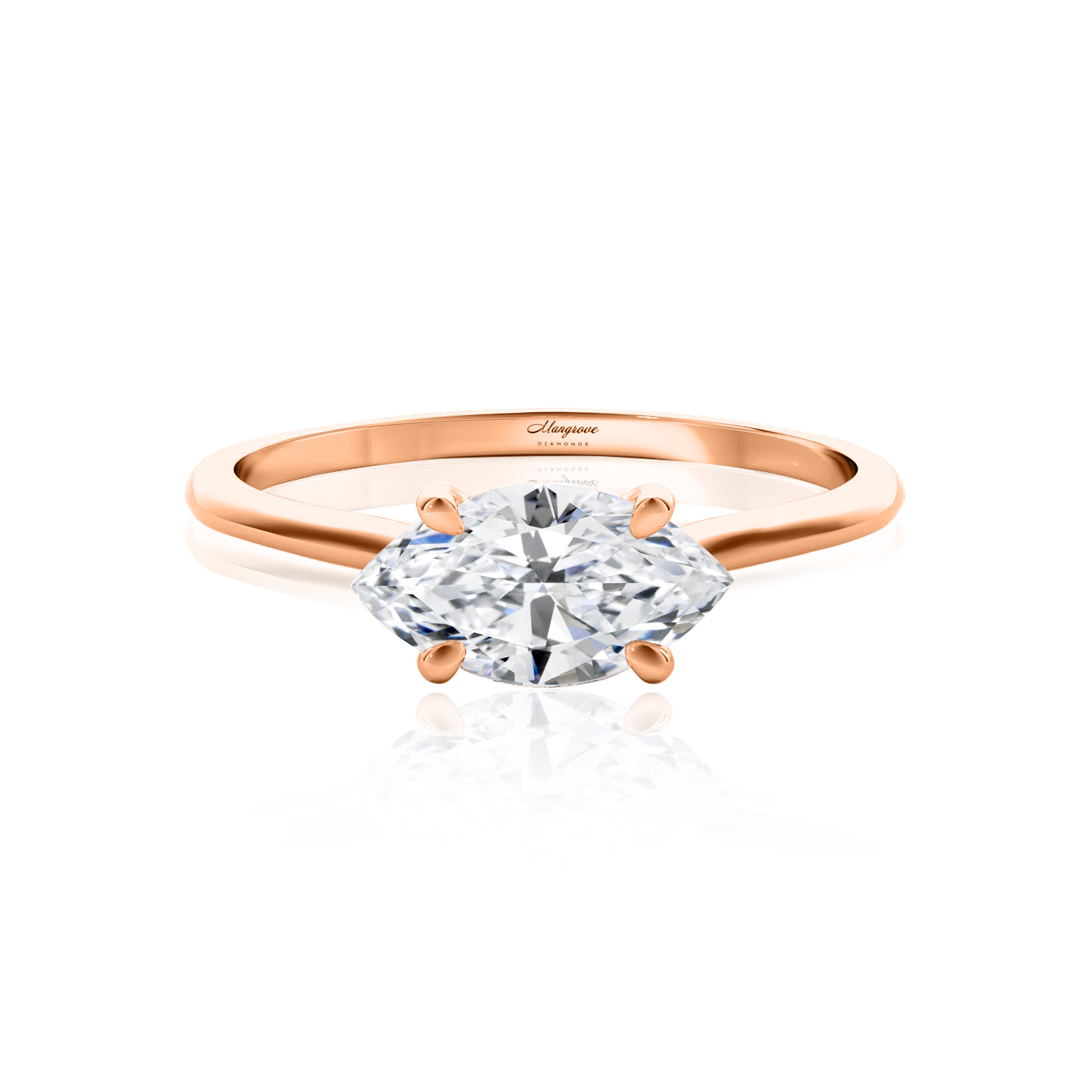 #Metal_14K Rose Gold#Prong_Standard#Shape_Marquise#Metal_18K Rose Gold