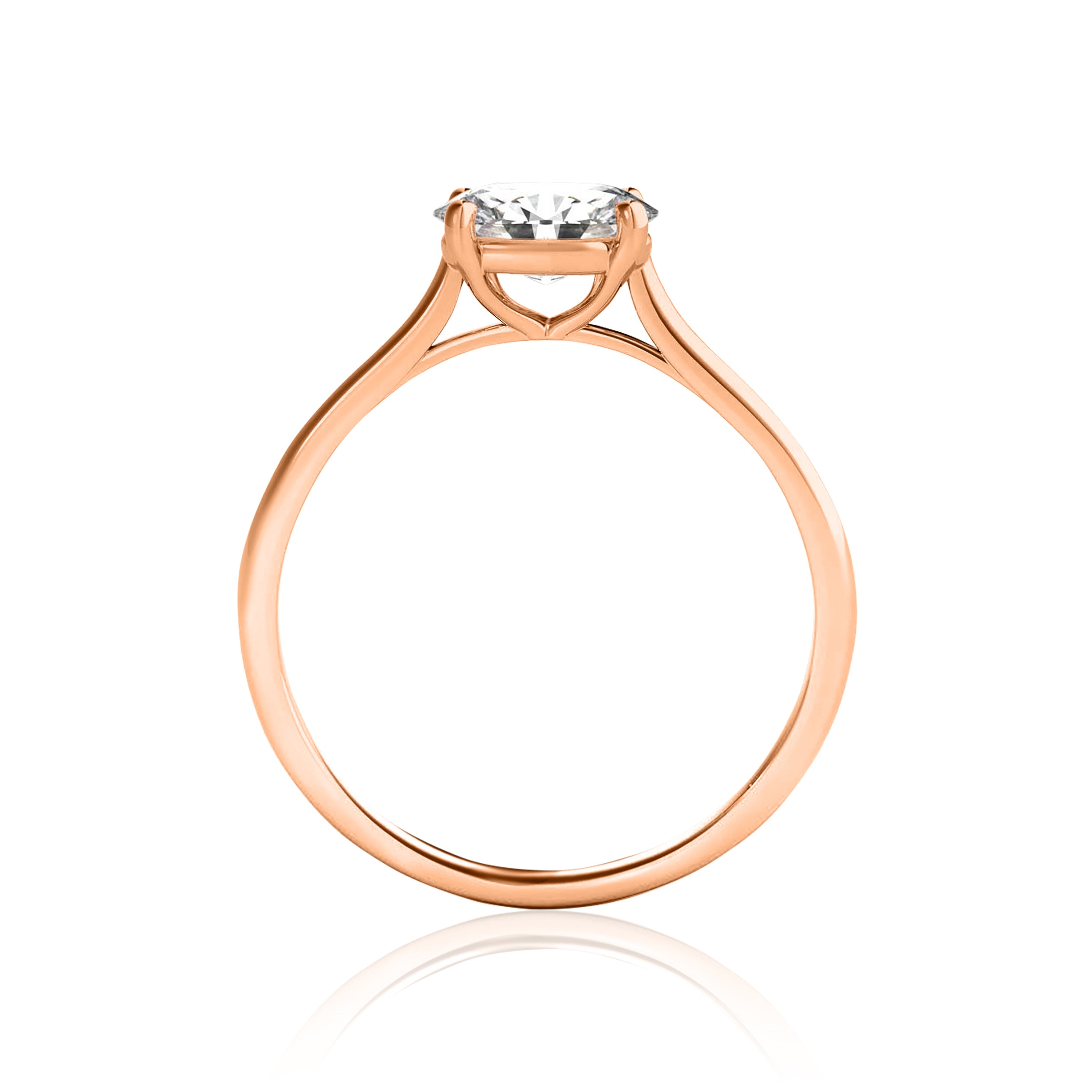 #Metal_14K Rose Gold#Prong_Standard#Shape_Oval#Metal_18K Rose Gold