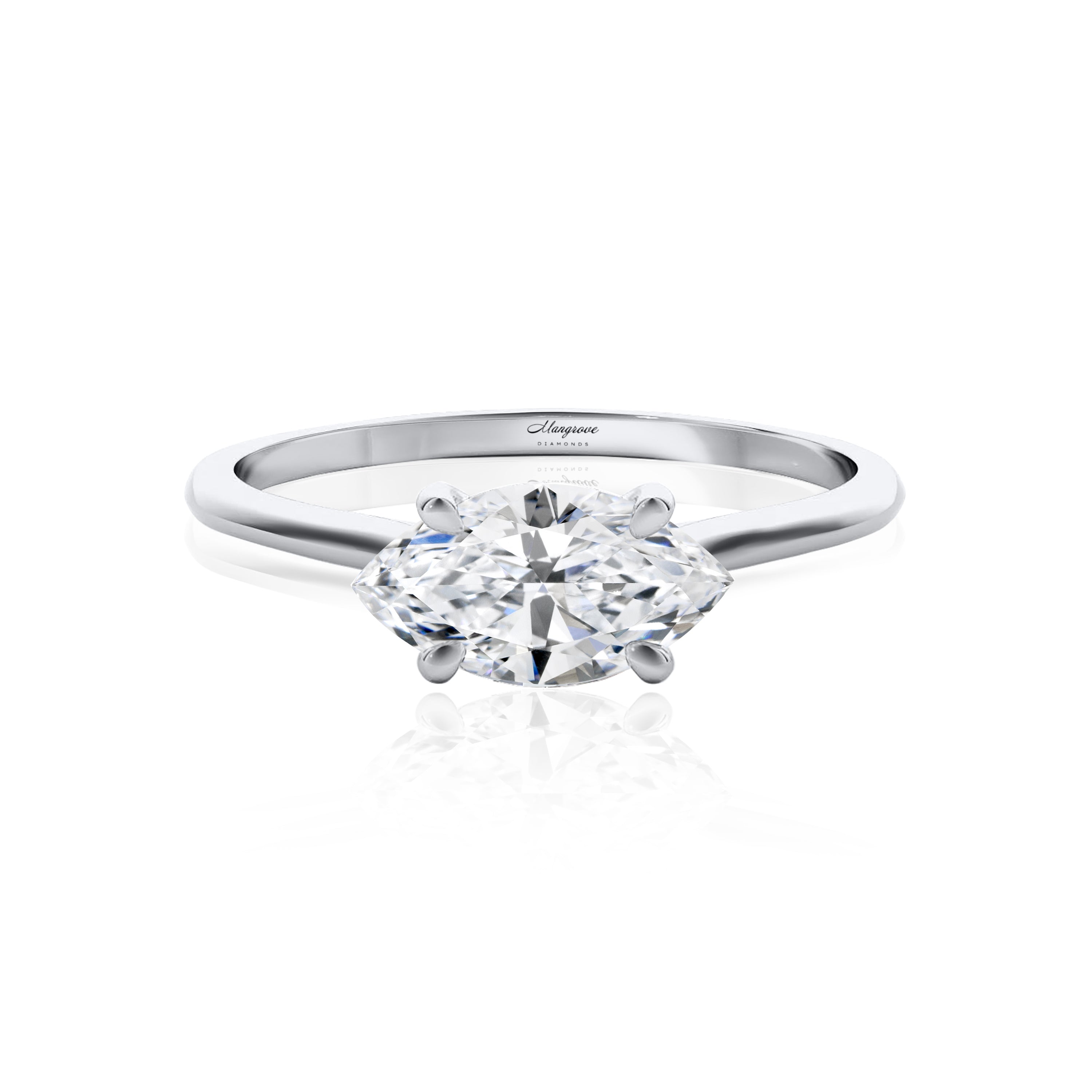 #Metal_14K White Gold#Prong_Standard#Shape_Marquise#Metal_18K White Gold