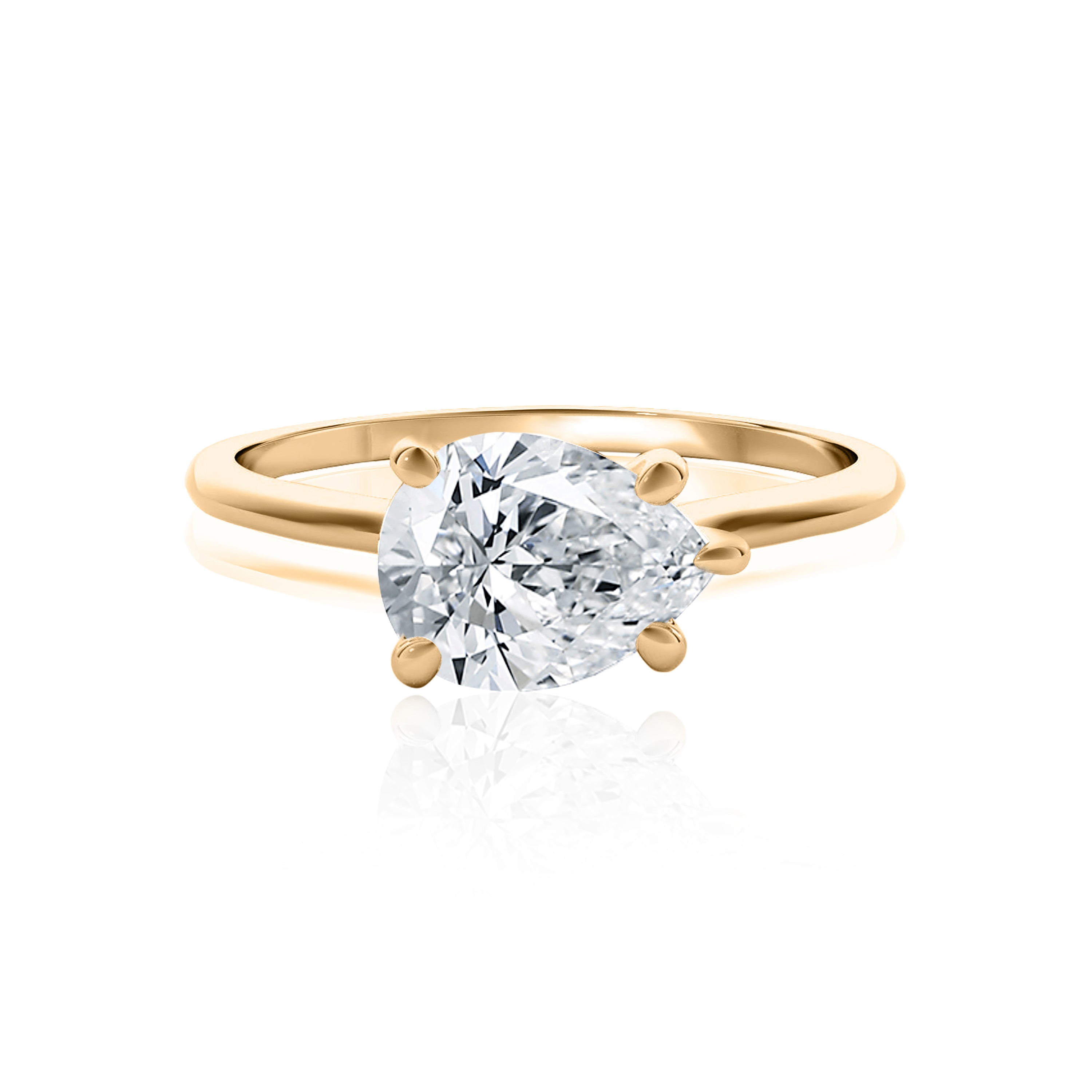 #Metal_14K Yellow Gold#Prong_Standard#Shape_Pear#Metal_18K Yellow Gold