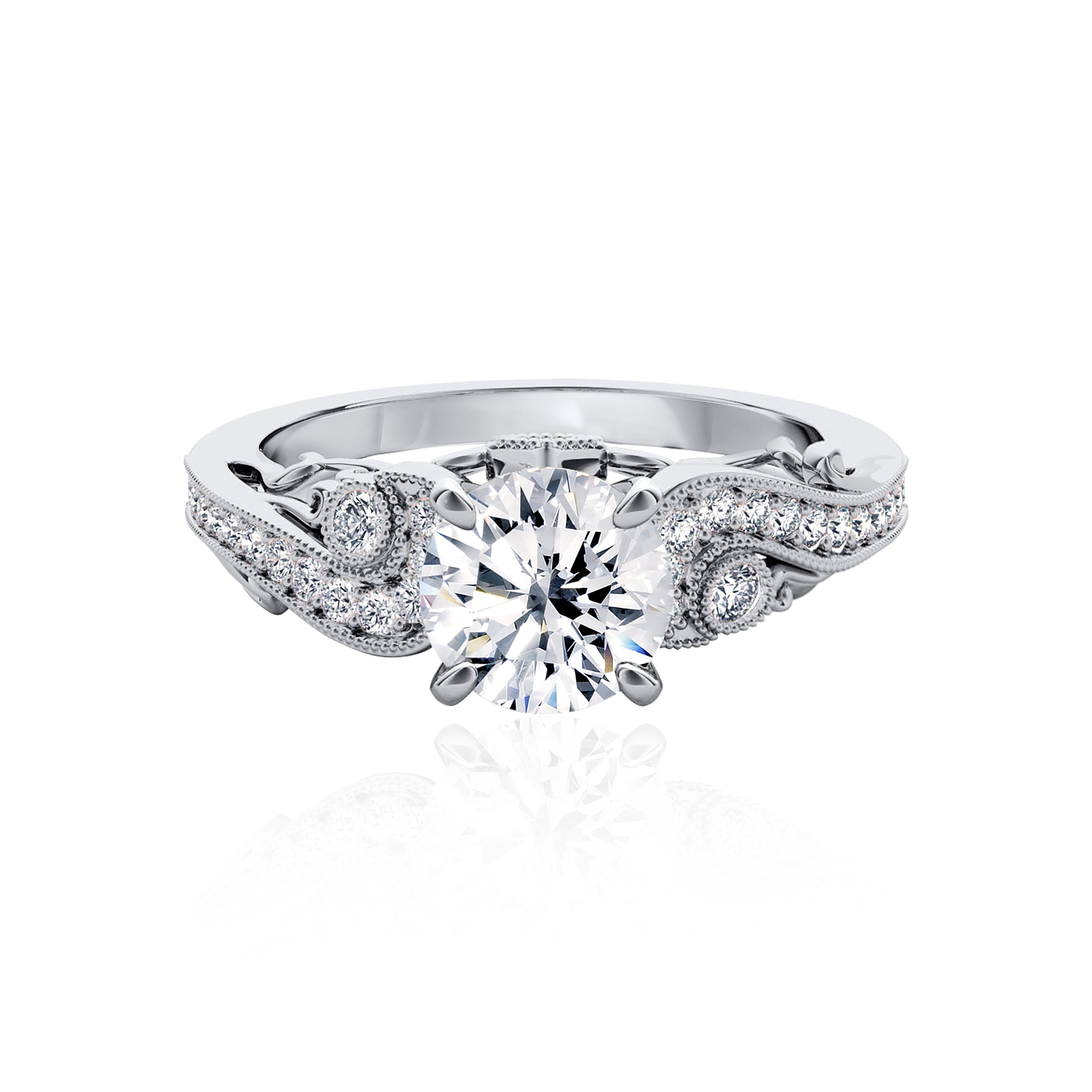 #Metal_14K White Gold#Prong_Standard#Shape_RoundMetal_14K White#Metal_18K White Gold#Metal_Platinum