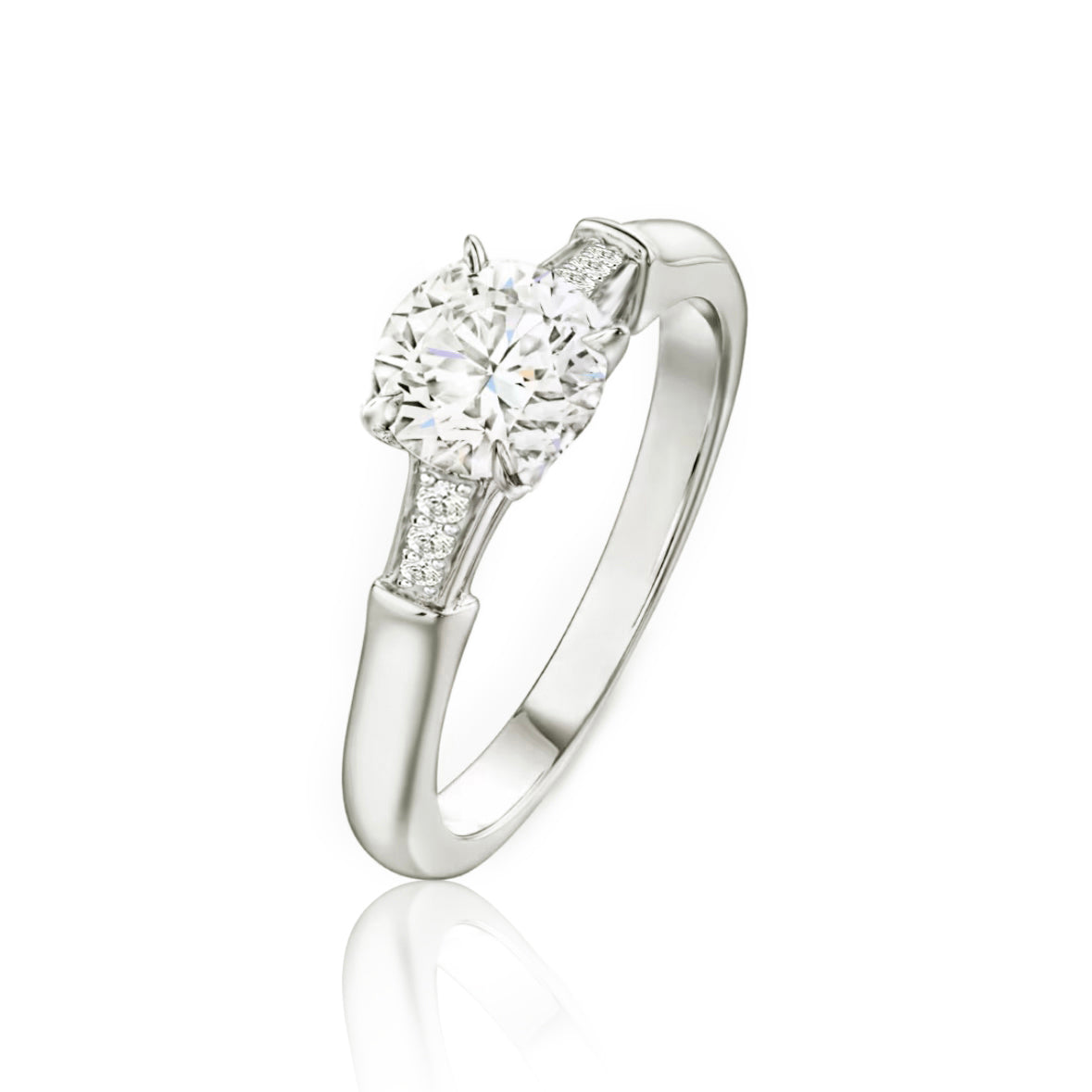 BonVoy Round Brilliant Engagement Ring