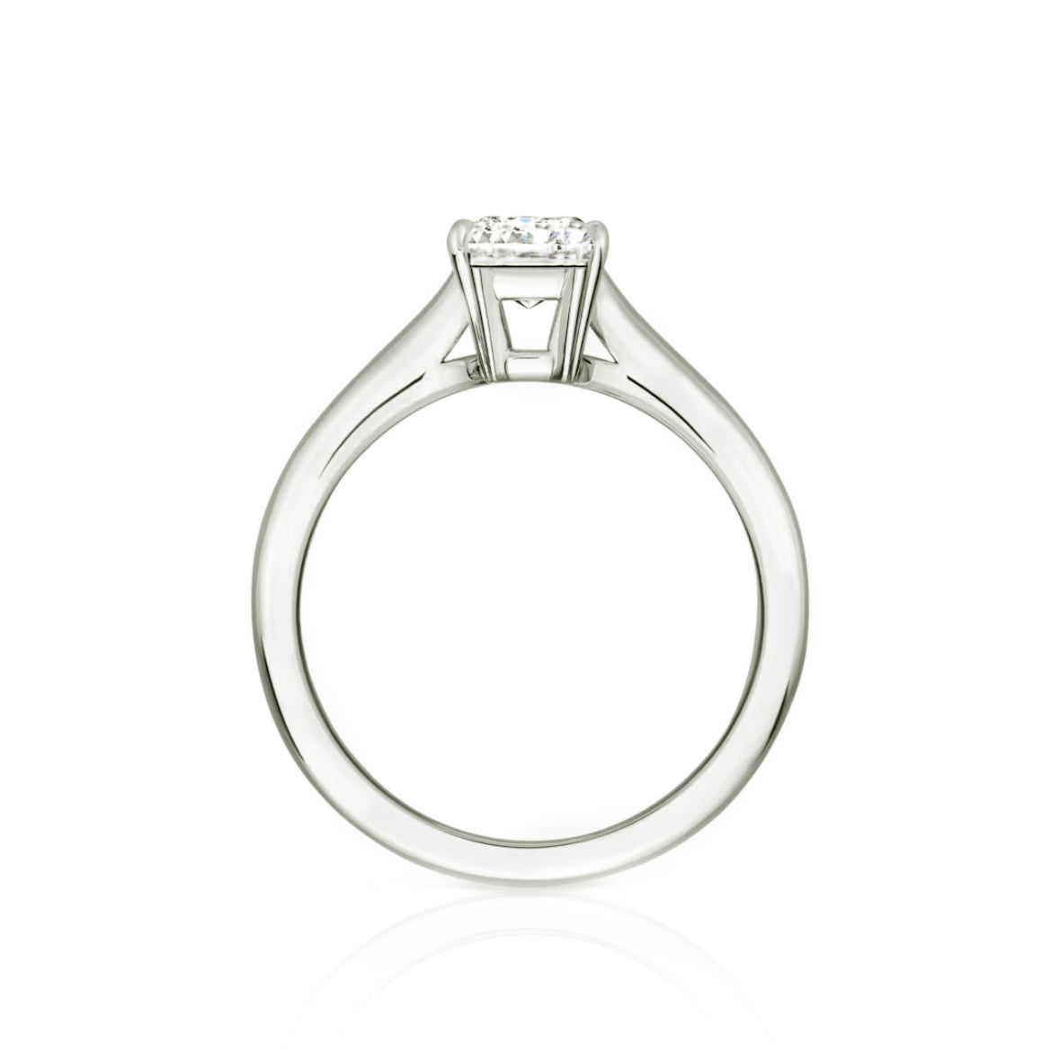 Lili Emerald-Cut Solitaire