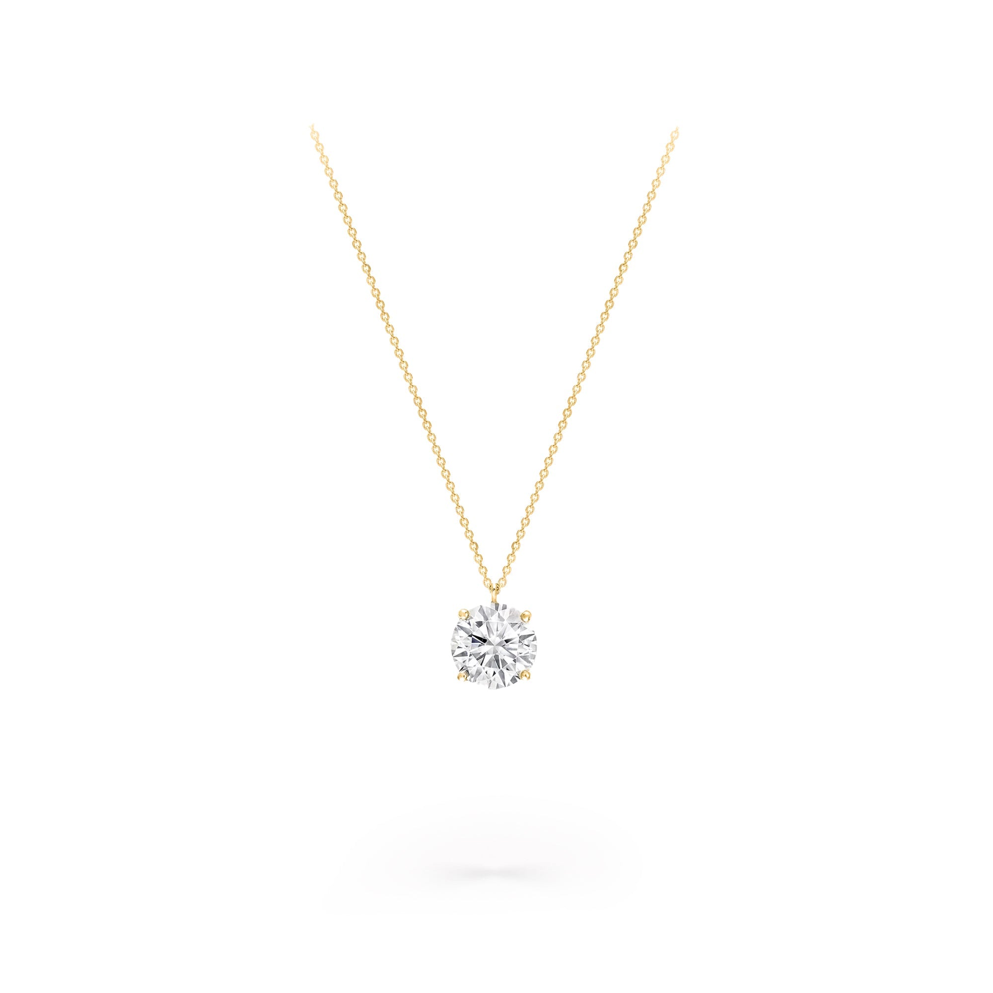 Classic Round Diamond Pendant