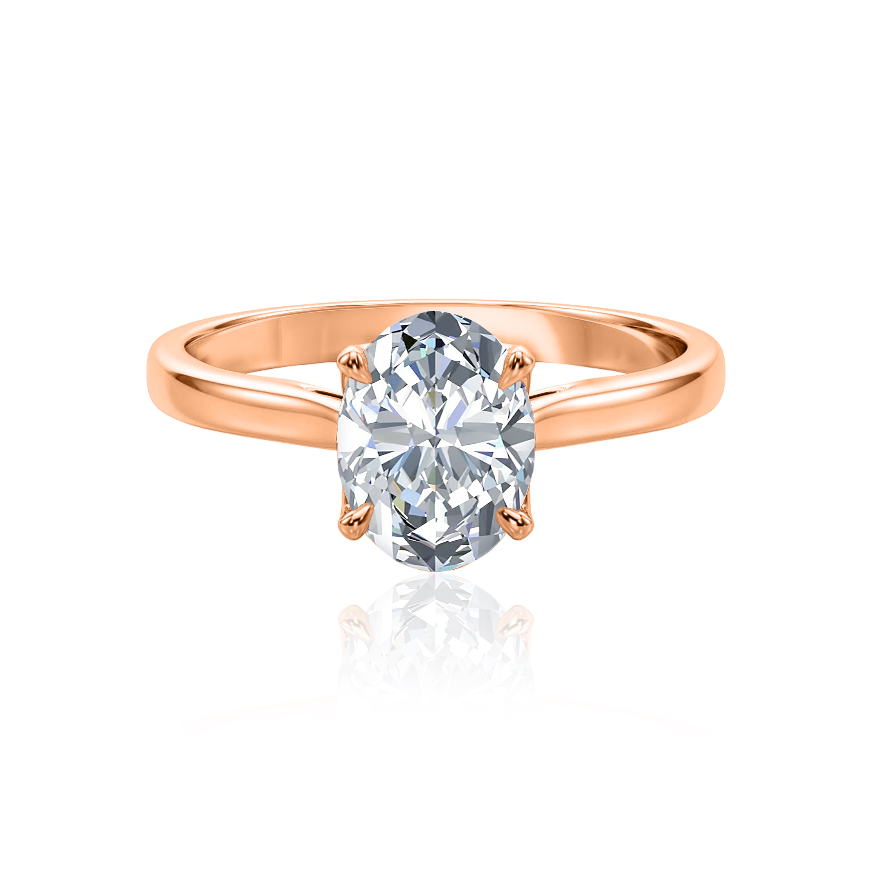 #Metal_14K Rose Gold#Shape_Oval