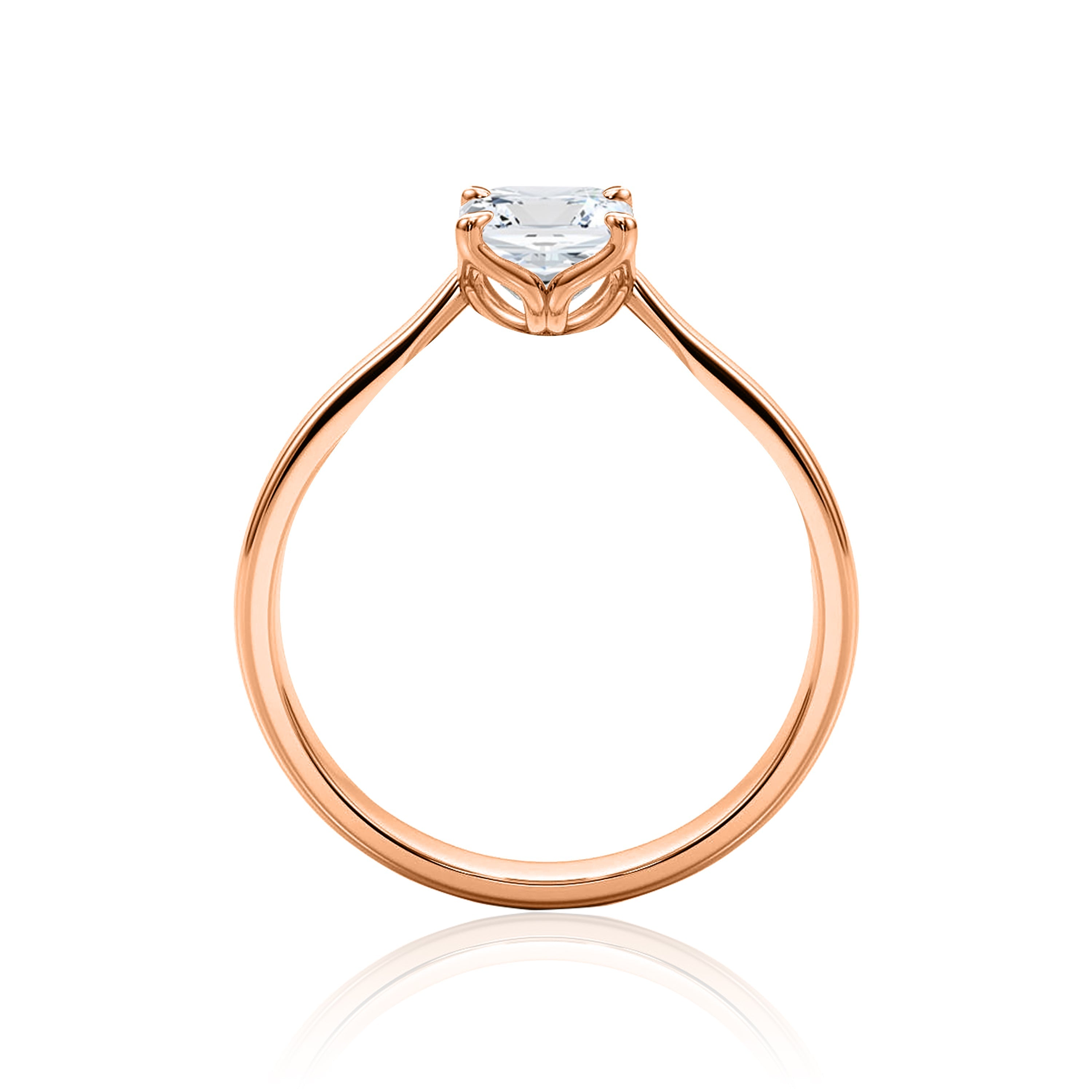 #Metal_14K Rose Gold#Shape_Emerald