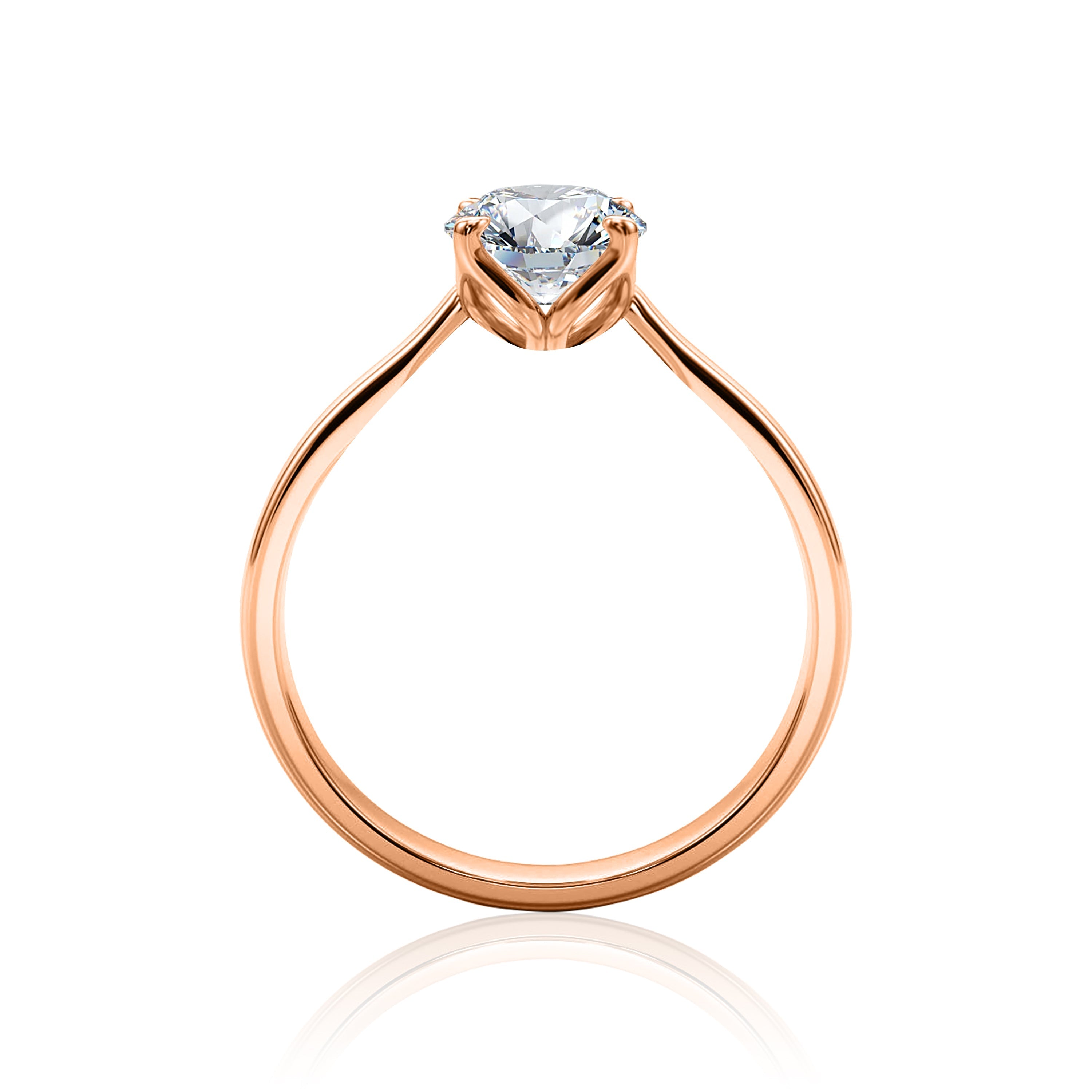 #Metal_14K Rose Gold#Shape_Round