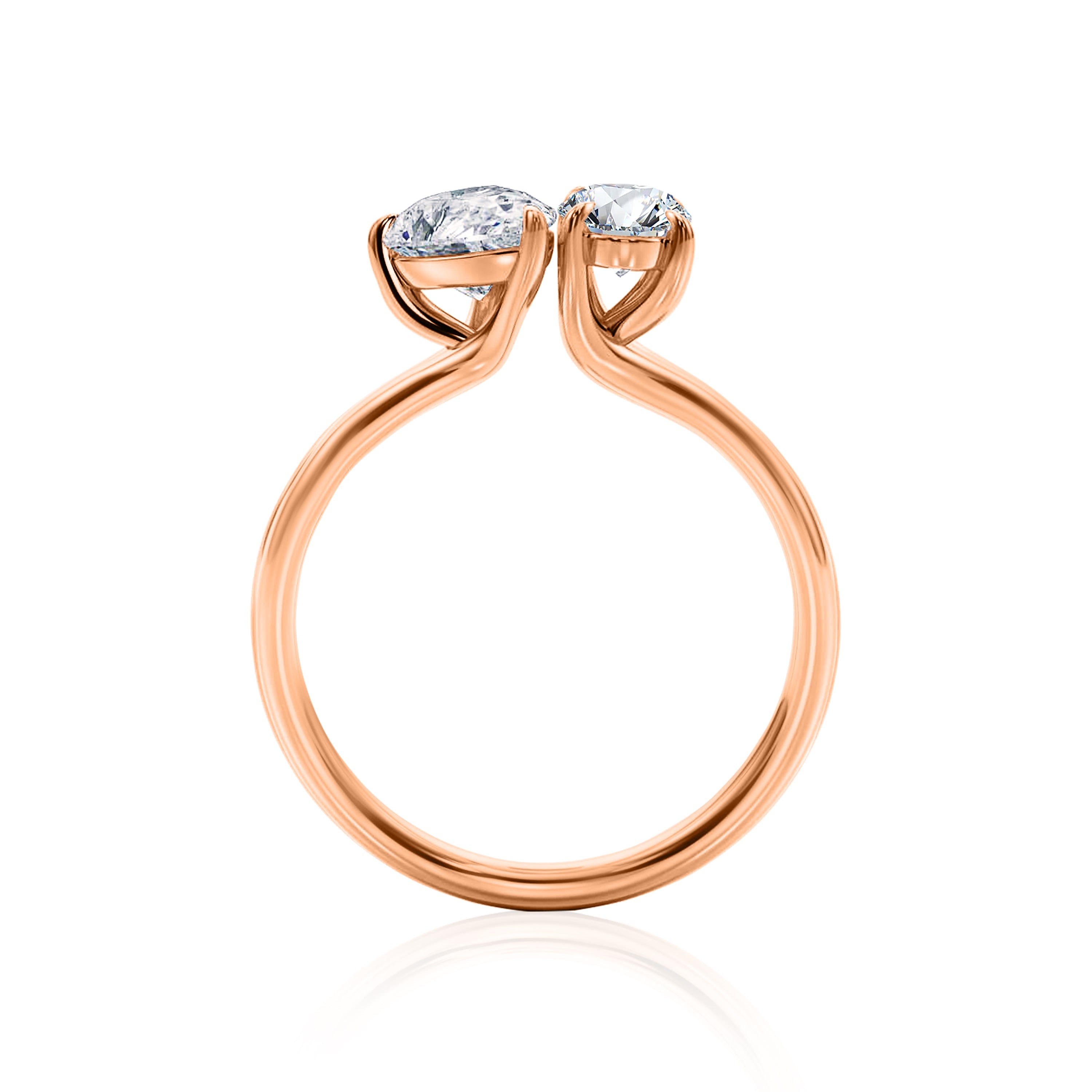 #Metal_14K Rose Gold#Shape_Pear