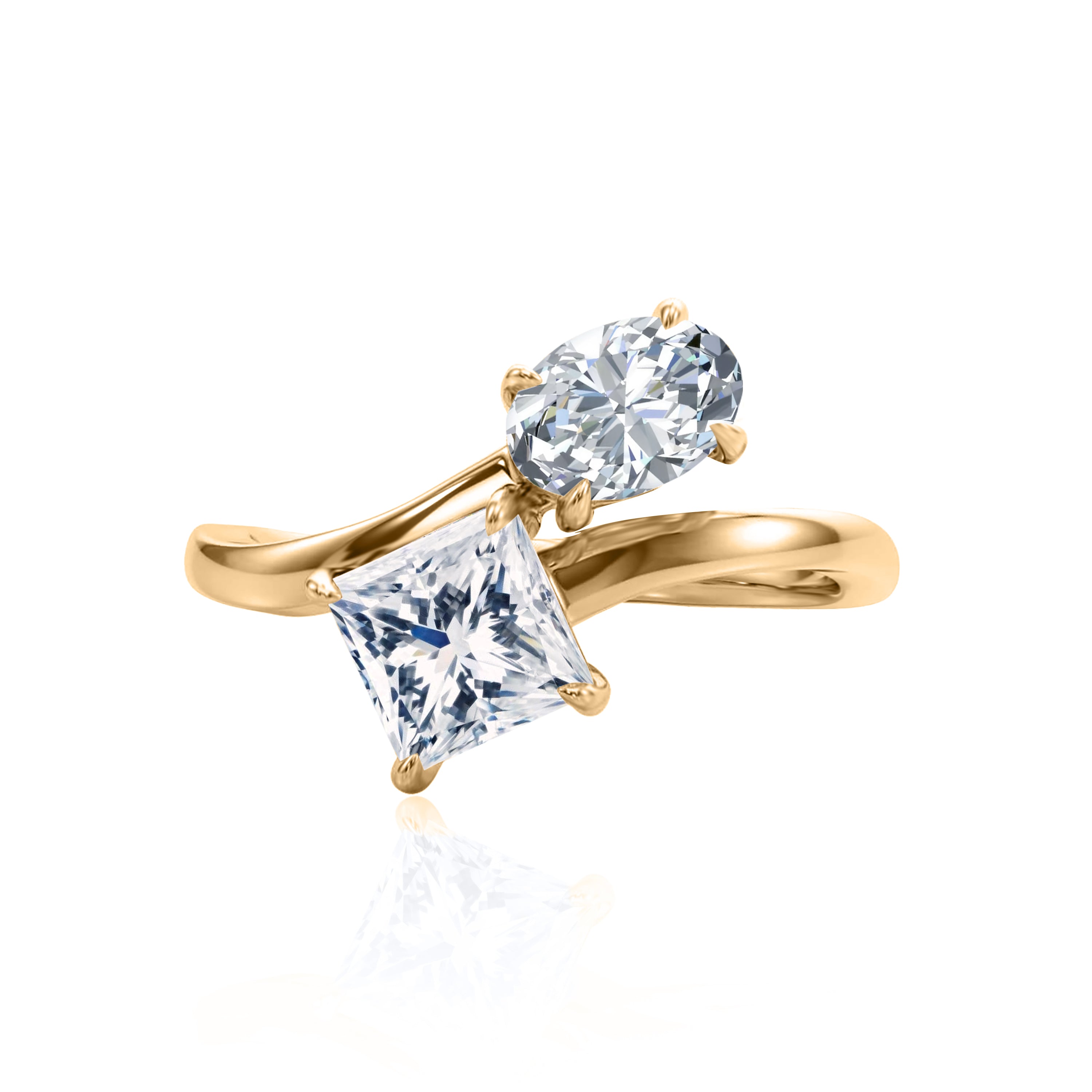 #Metal_14K Yellow Gold#Shape_Princess#Metal_18K Yellow Gold