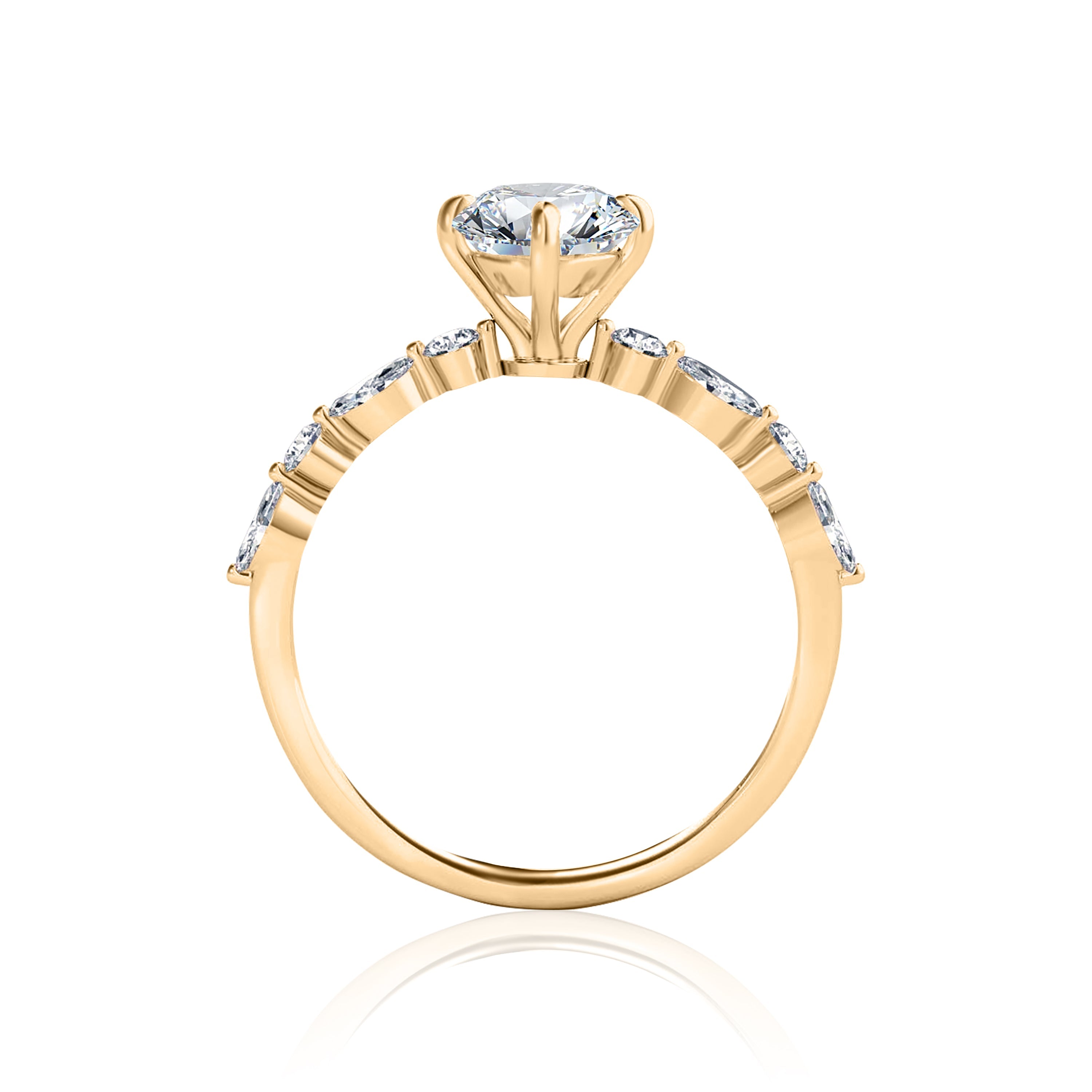 #Metal_14K Yellow Gold#Shape_Round#Metal_18K Yellow Gold