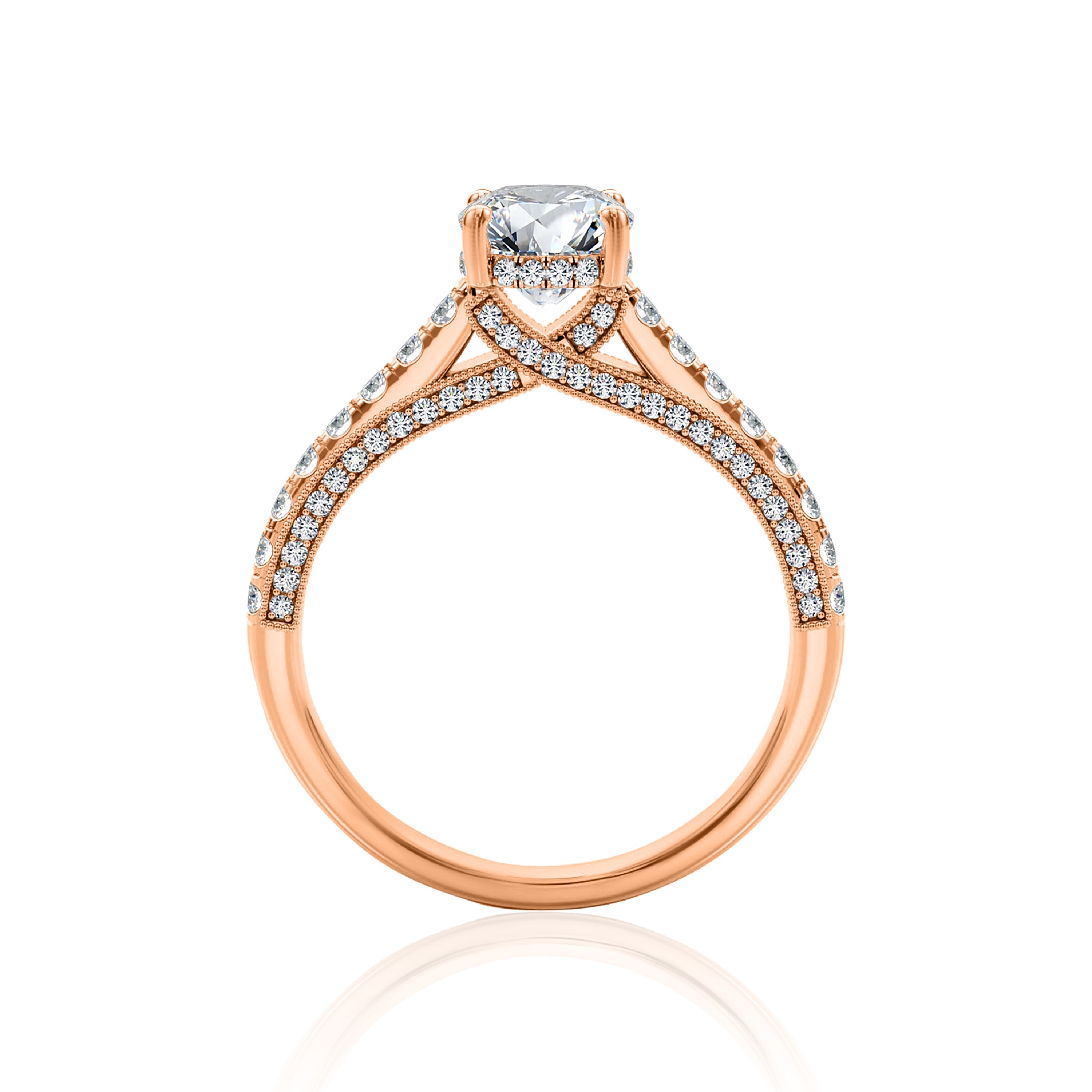 #Metal_14K Rose Gold#Shape_Round