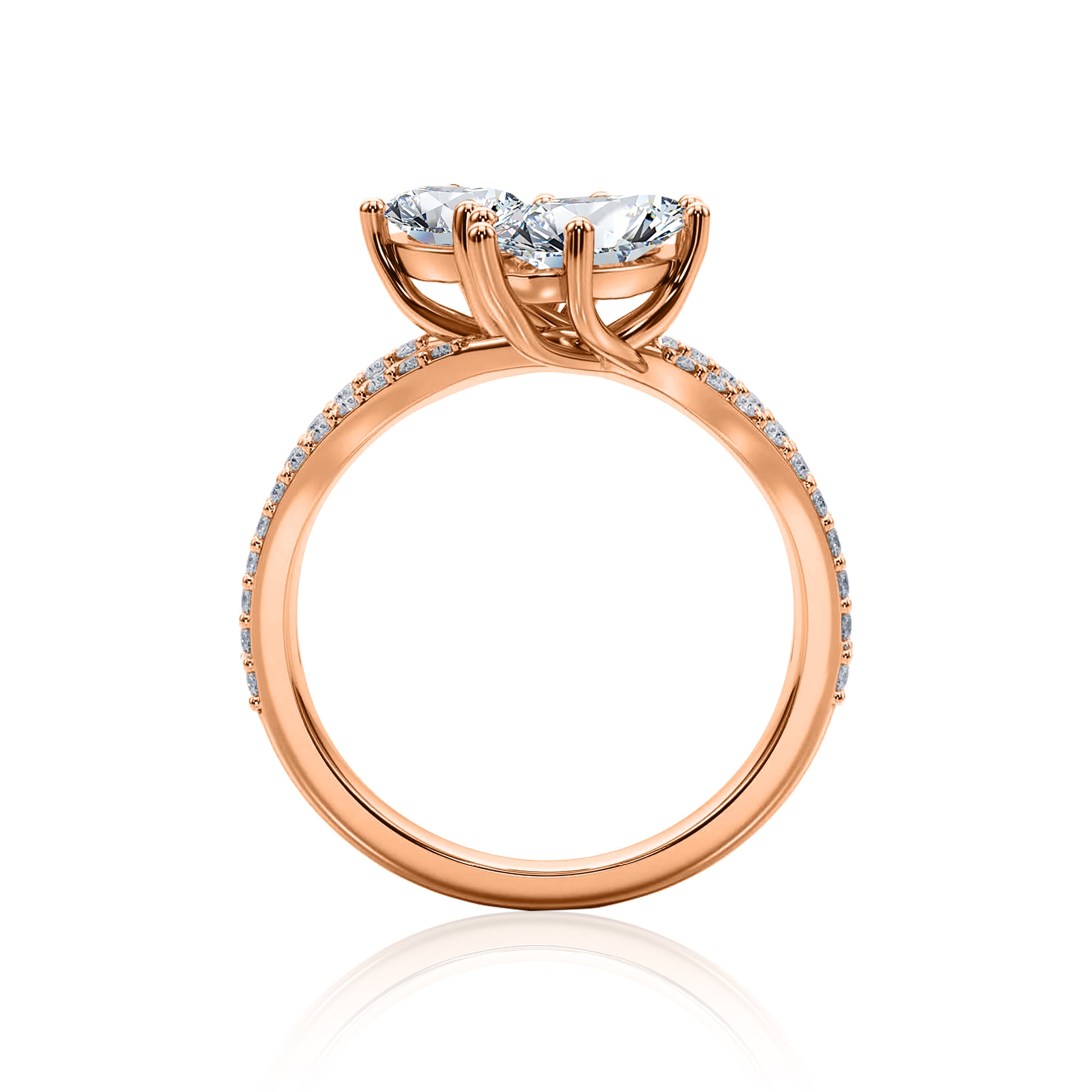 #Metal_14K Rose Gold#Shape_Marquise