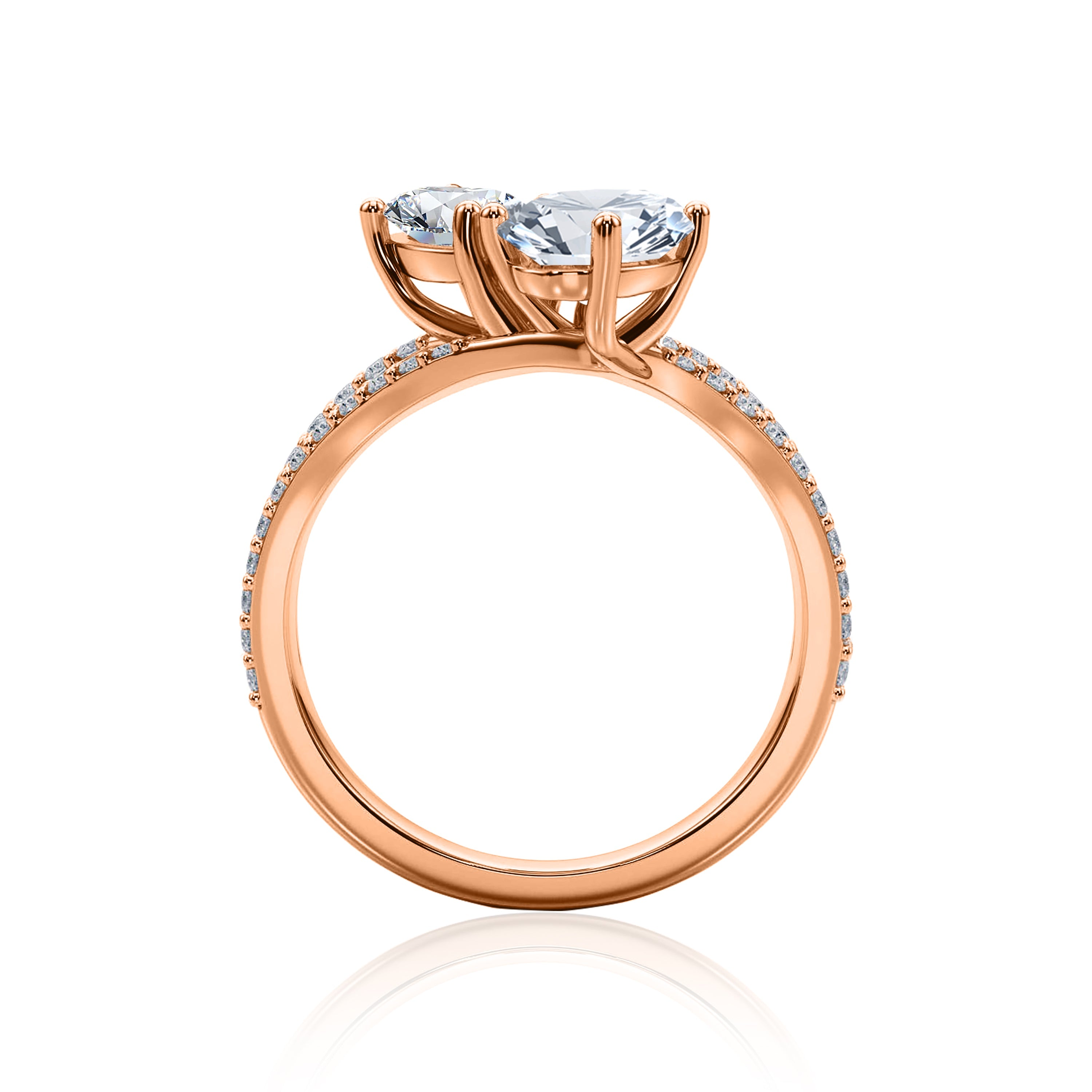 #Metal_14K Rose Gold#Shape_Oval