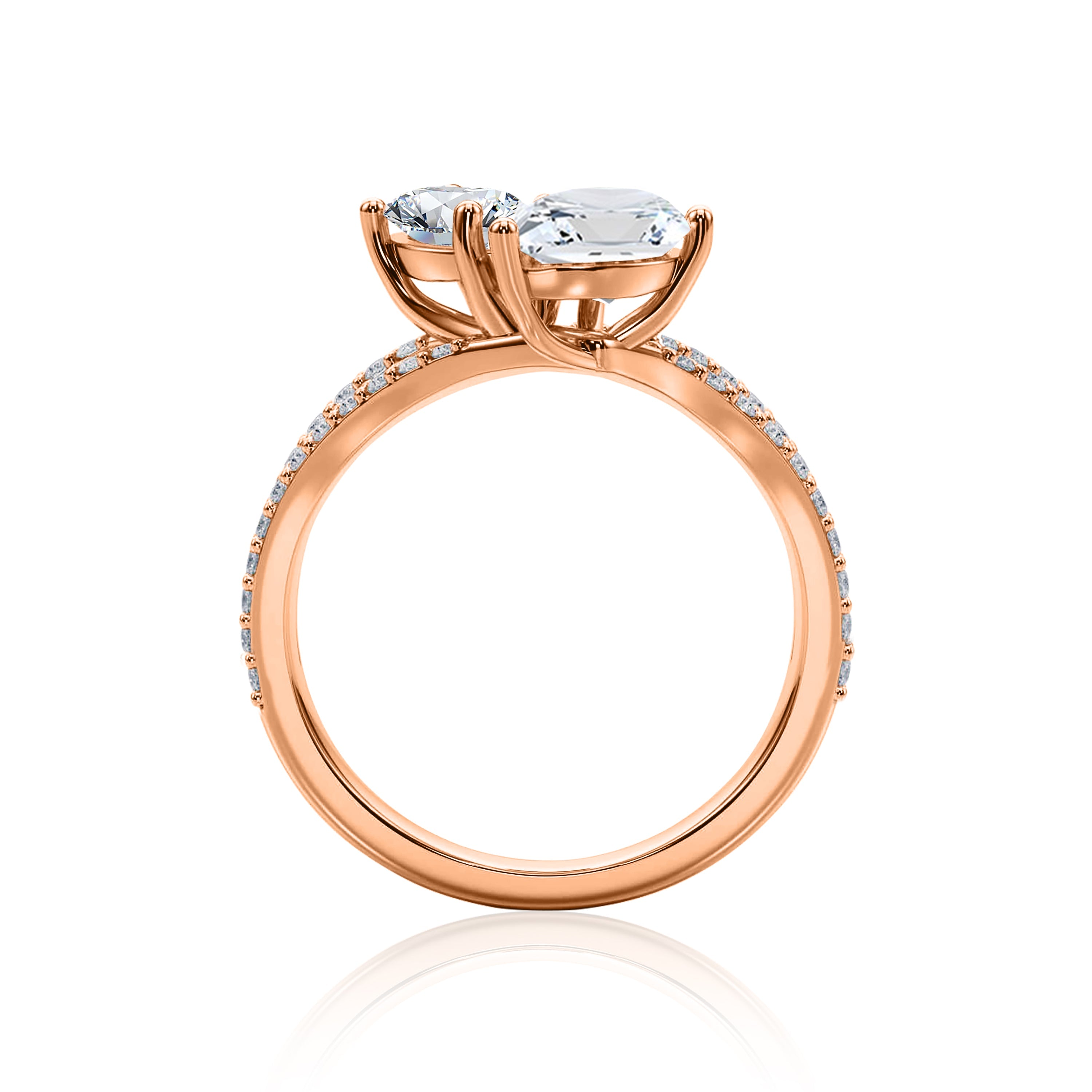 #Metal_14K Rose Gold#Shape_Pear