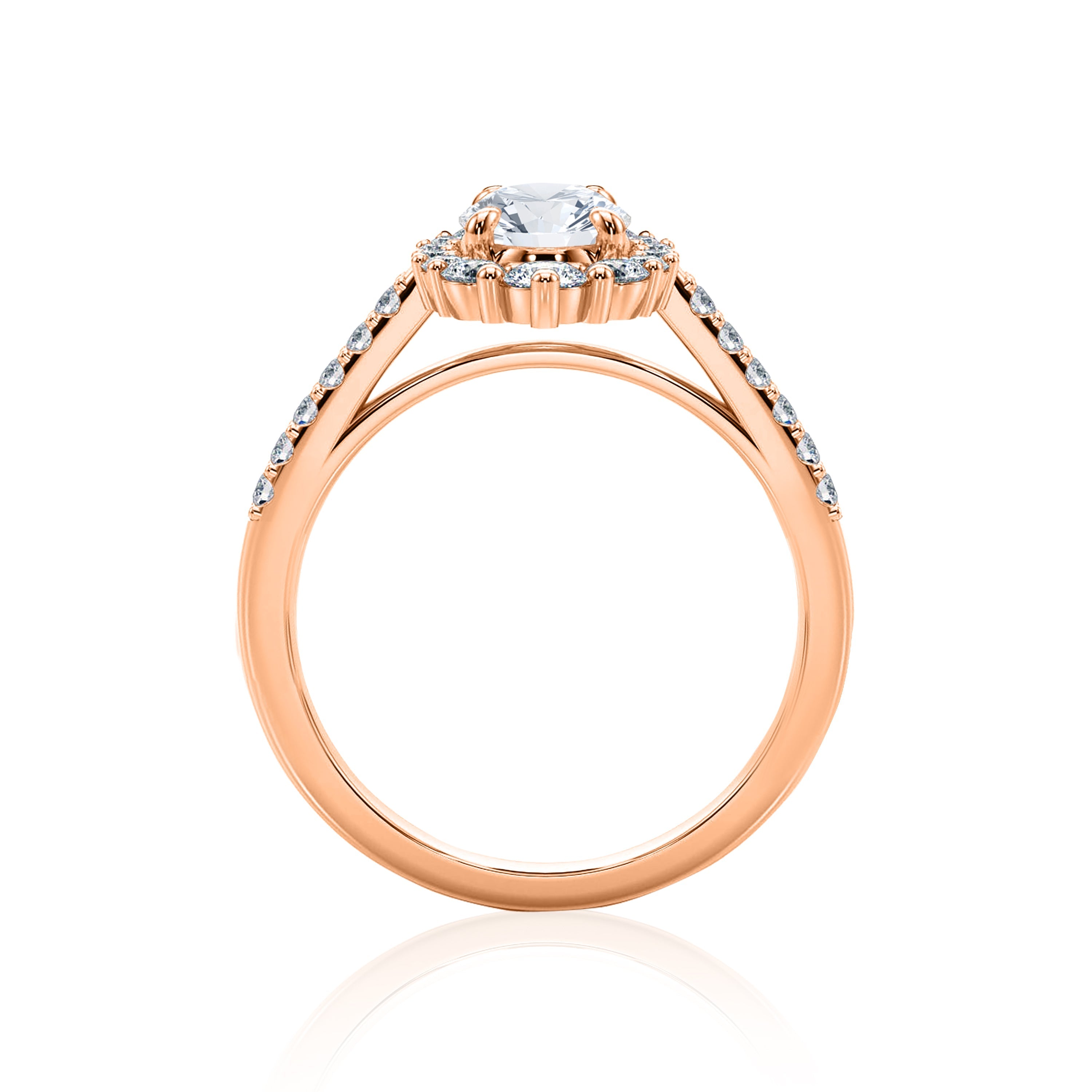 #Metal_14K Rose Gold#Shape_Oval