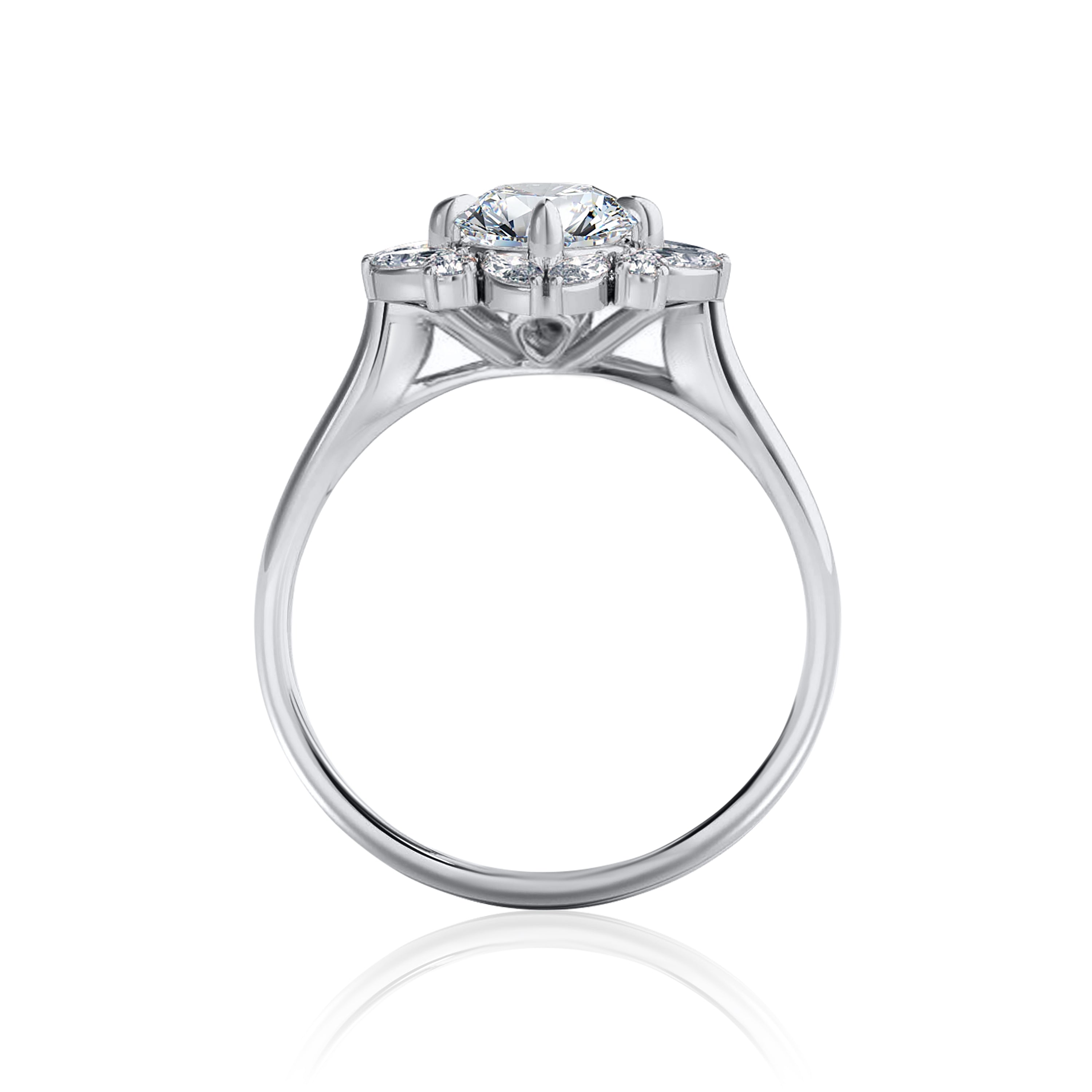 #Metal_14K White Gold#Shape_Round#Metal_18K White Gold#Metal_Platinum