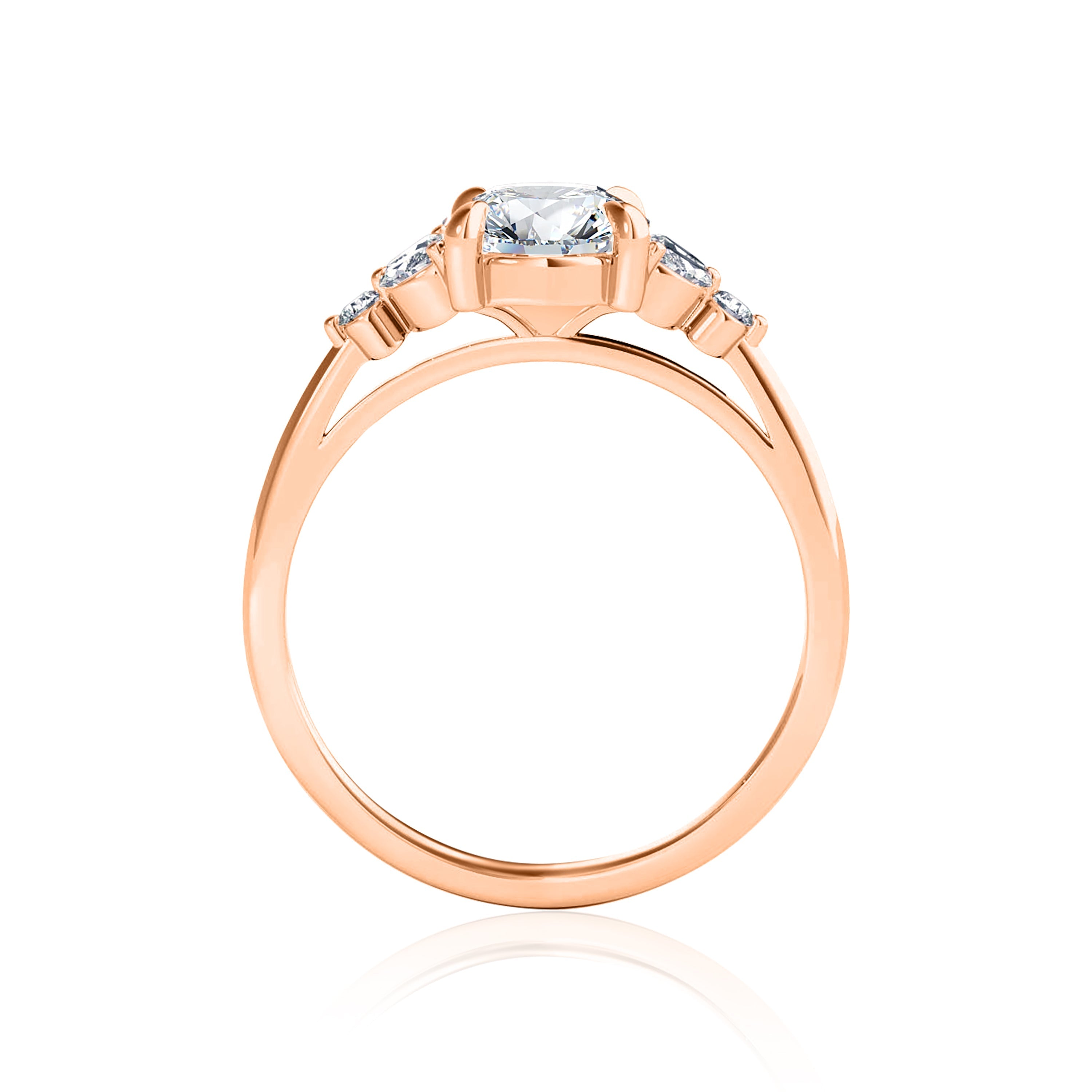 #Metal_14K Rose Gold#Shape_Round