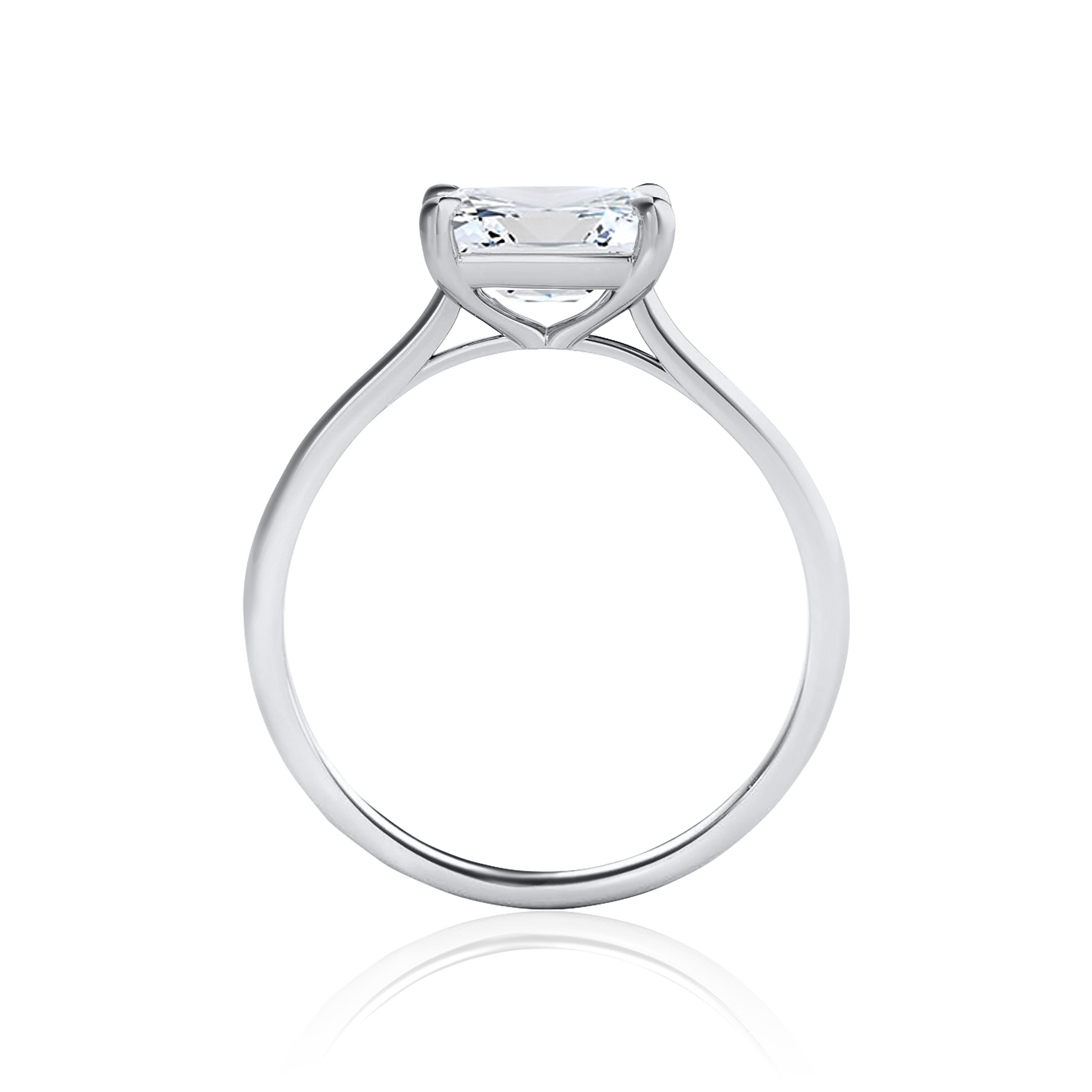 #Metal_14K White Gold#Prong_Standard#Shape_Emerald#Metal_18K White Gold