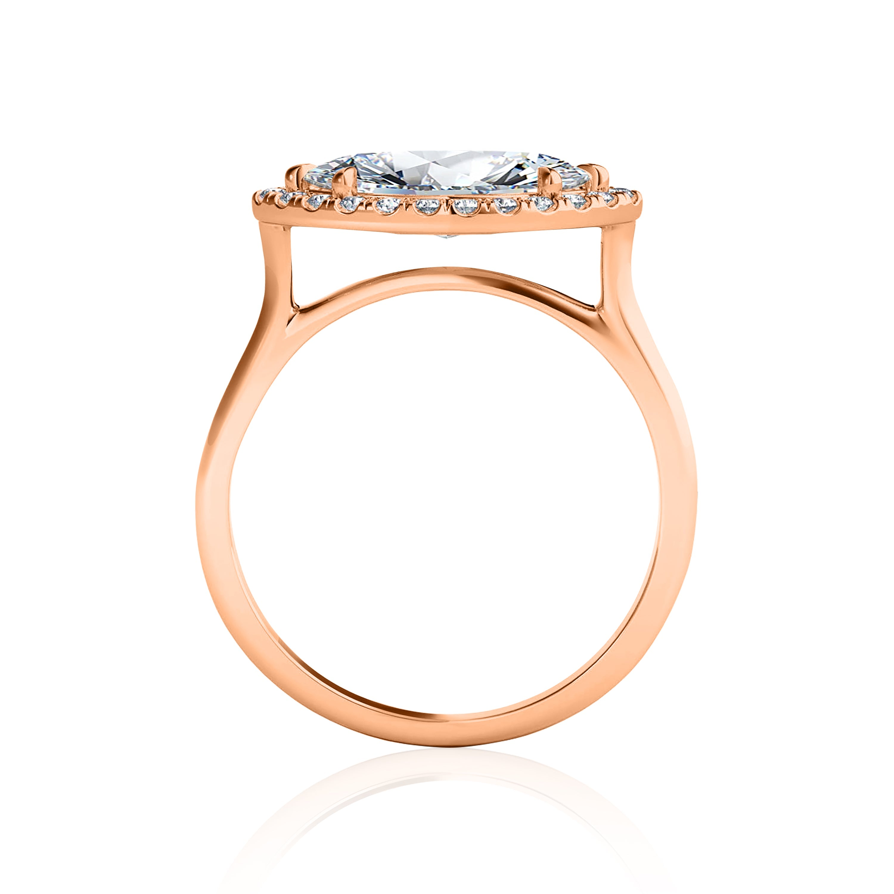 #Metal_14K Rose Gold#Shape_Marquise