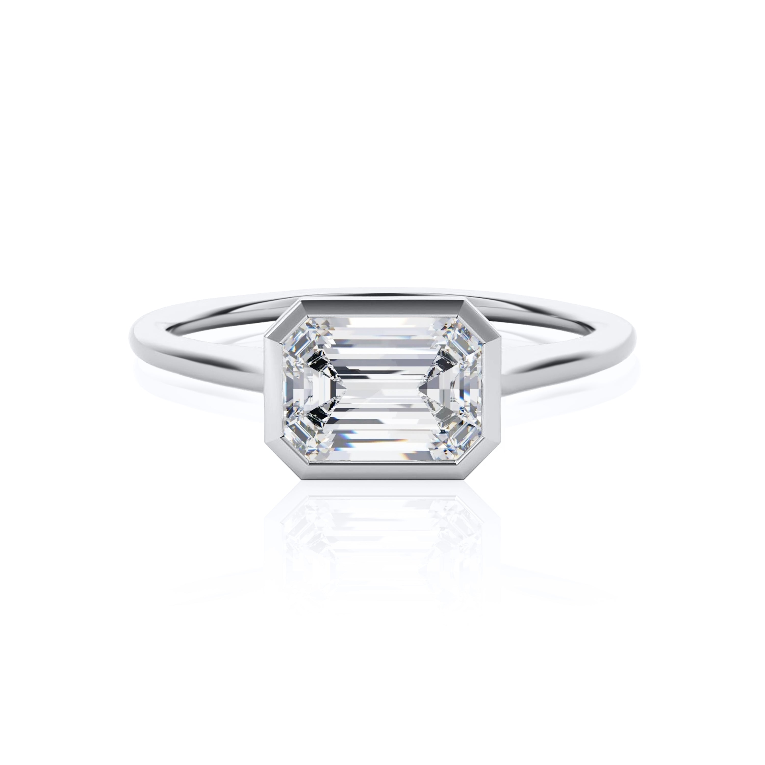 #Metal_14K White Gold#Shape_Emerald#Metal_18K White Gold#Metal_Platinum