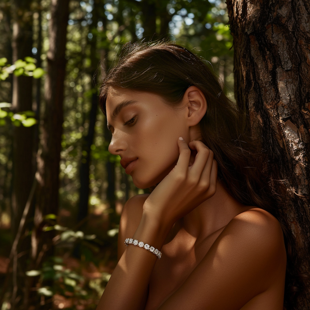 #Metal_18K White Gold#Bracelet Length_7.1” (Standard)