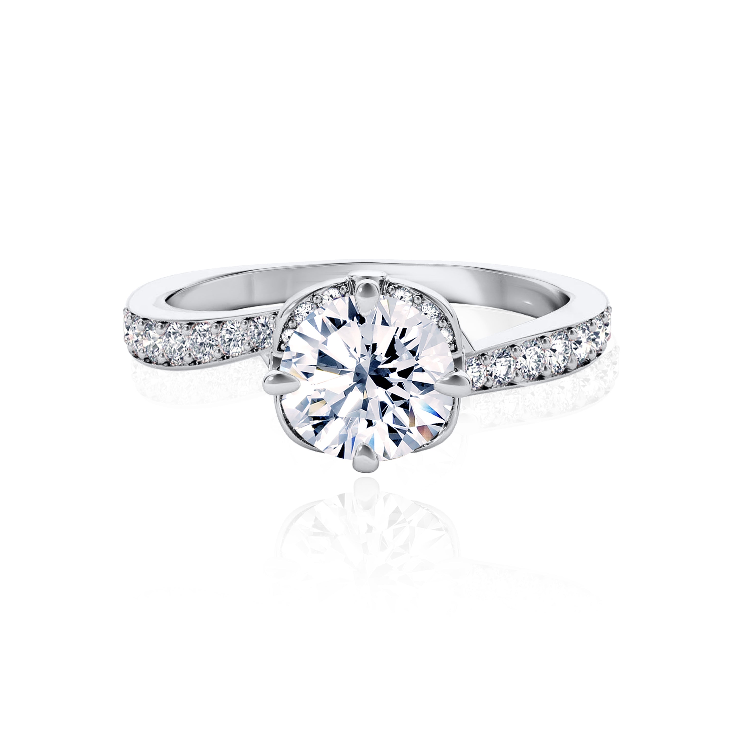 #Metal_14K White Gold#Prong_Standard#Shape_Round#Metal_18K White Gold#Metal_Platinum