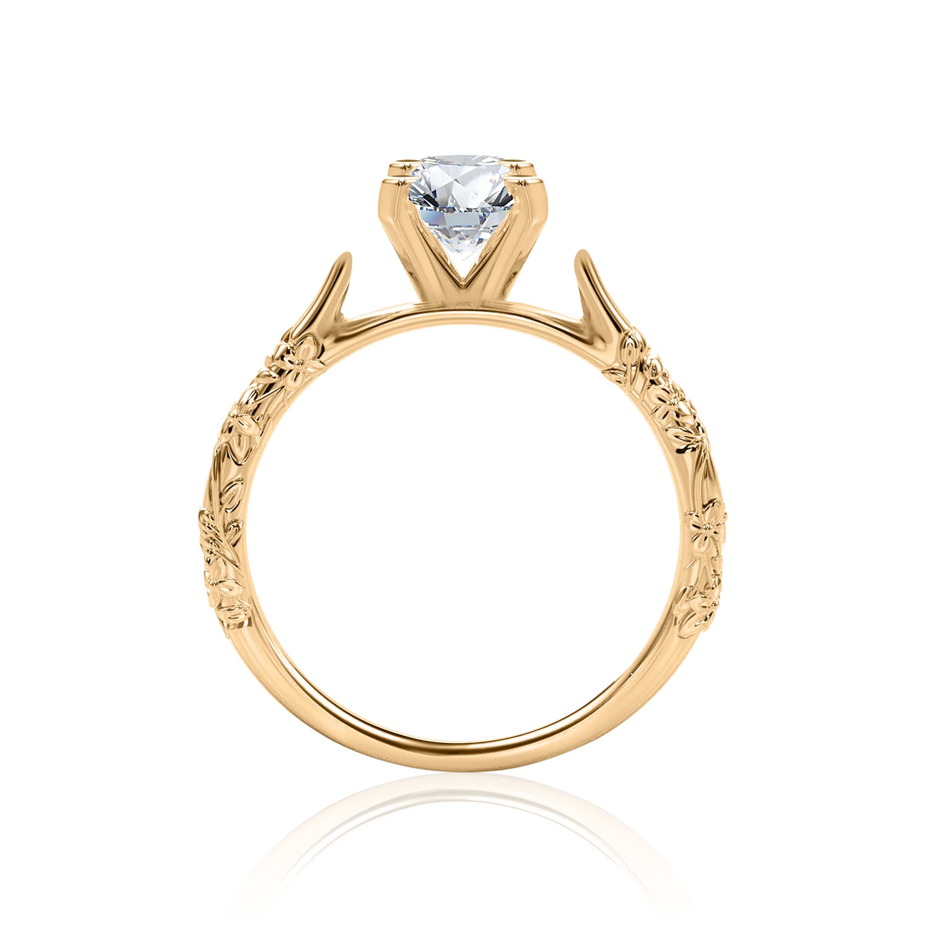 #Metal_14K Yellow Gold#Shape_Oval